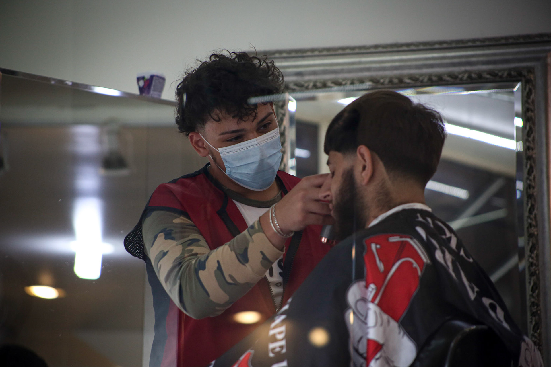 Mask mandatory for indoor and outdoor public areas to prevent the virus covid19 will spreading in Milwaukee, Wisconsin. Edwin Gonzalez.