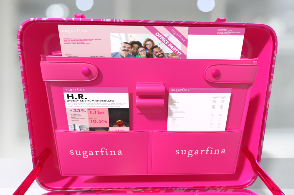 Interior Front of Main Packaging in Environment