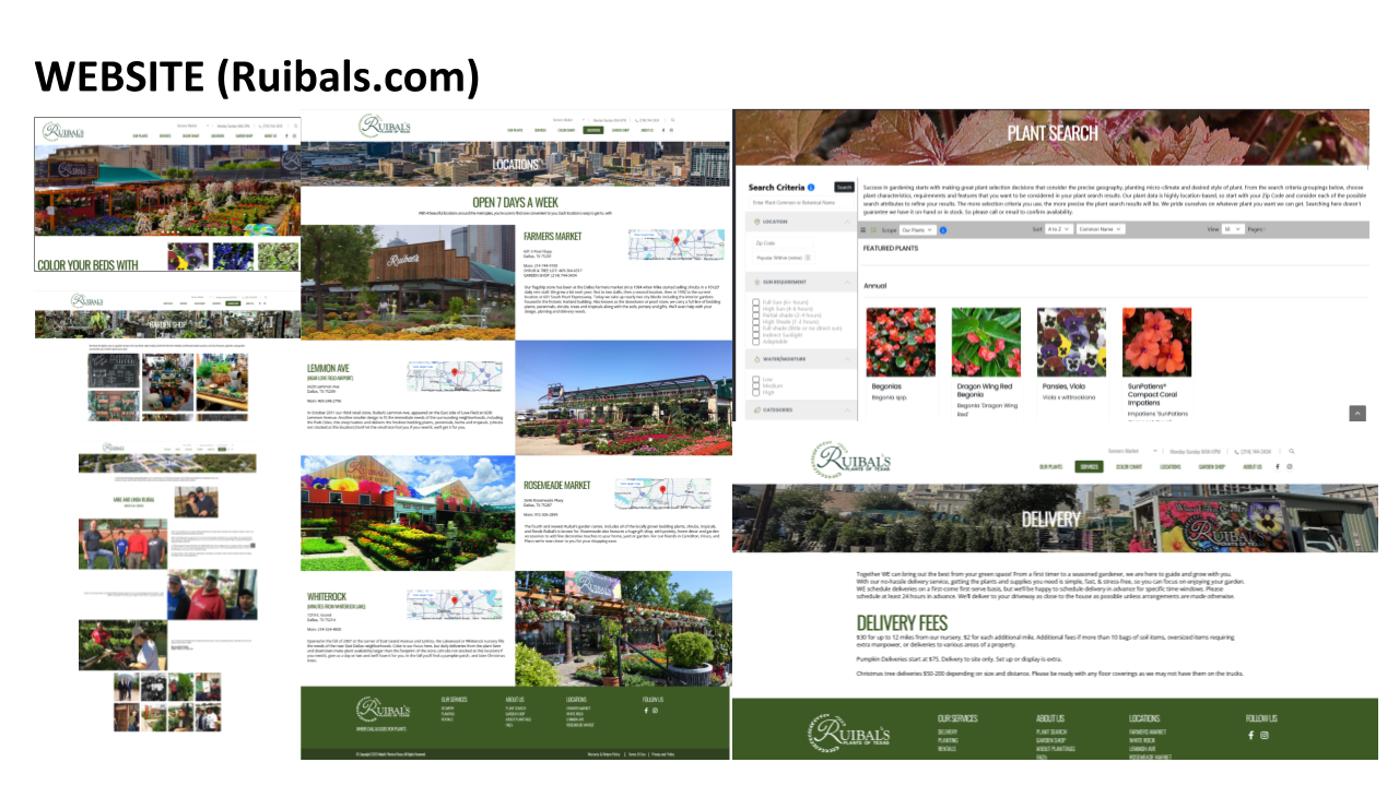 Ruibals - Benchmark for Website