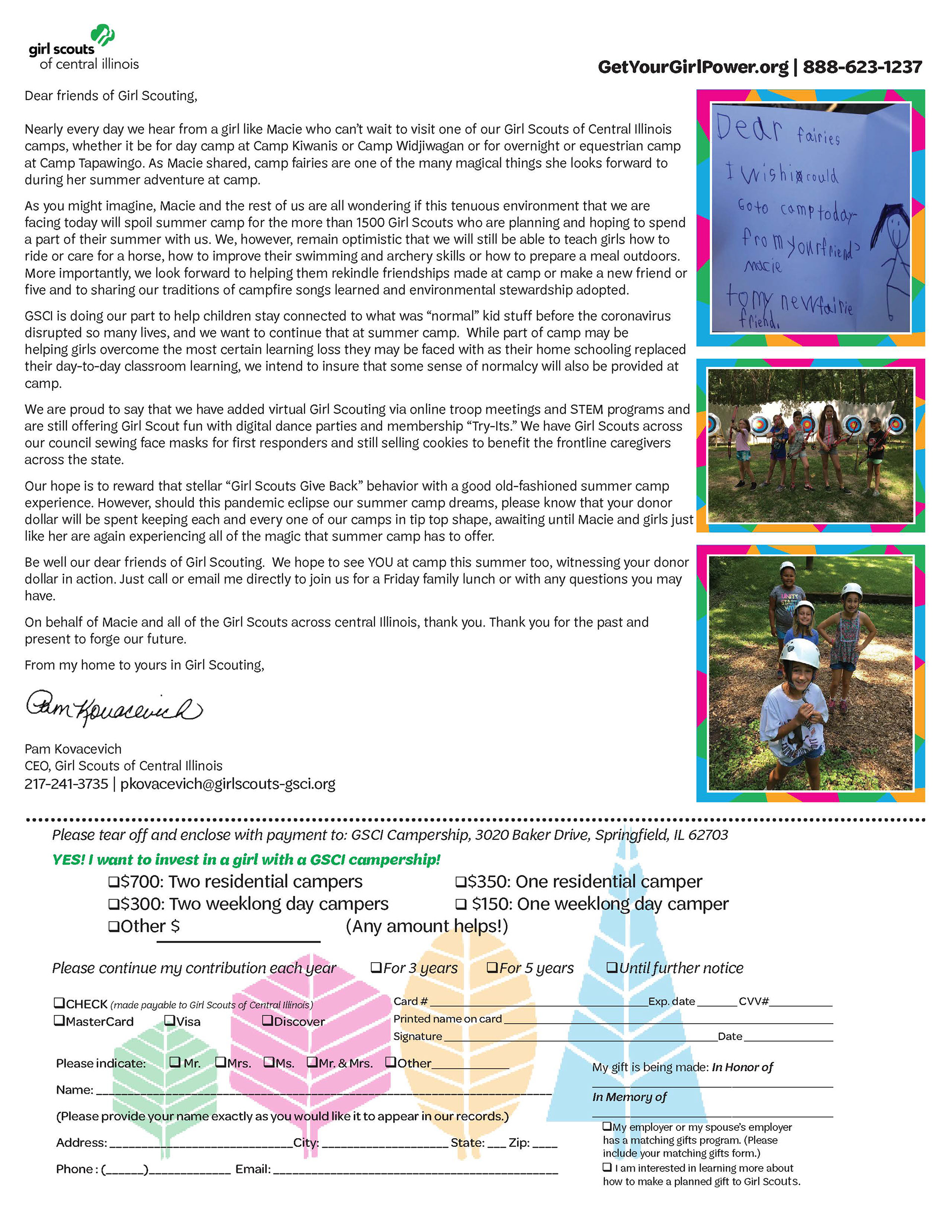 Campership Funding Appeal