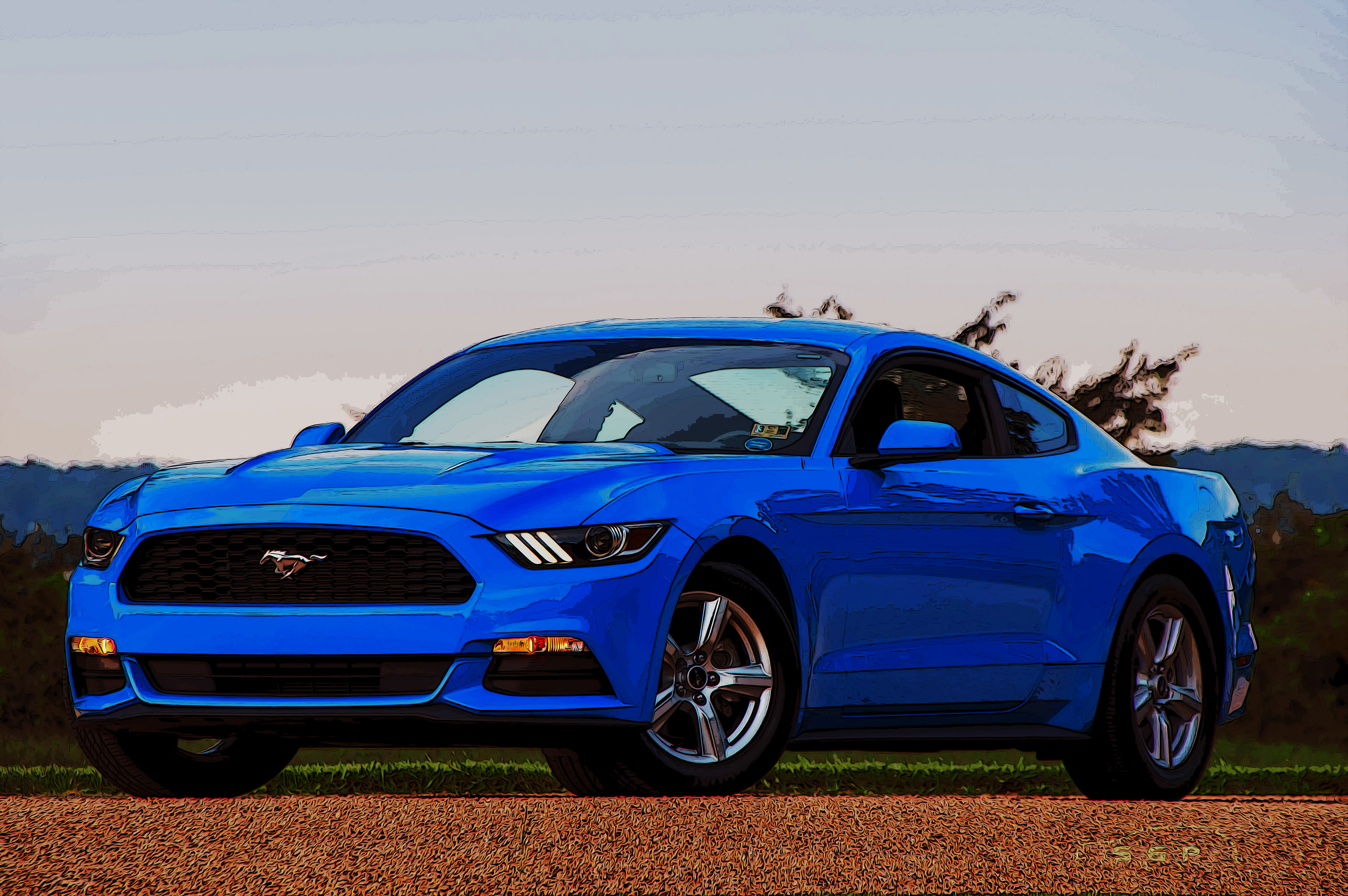 2018 Mustang Front 3/4