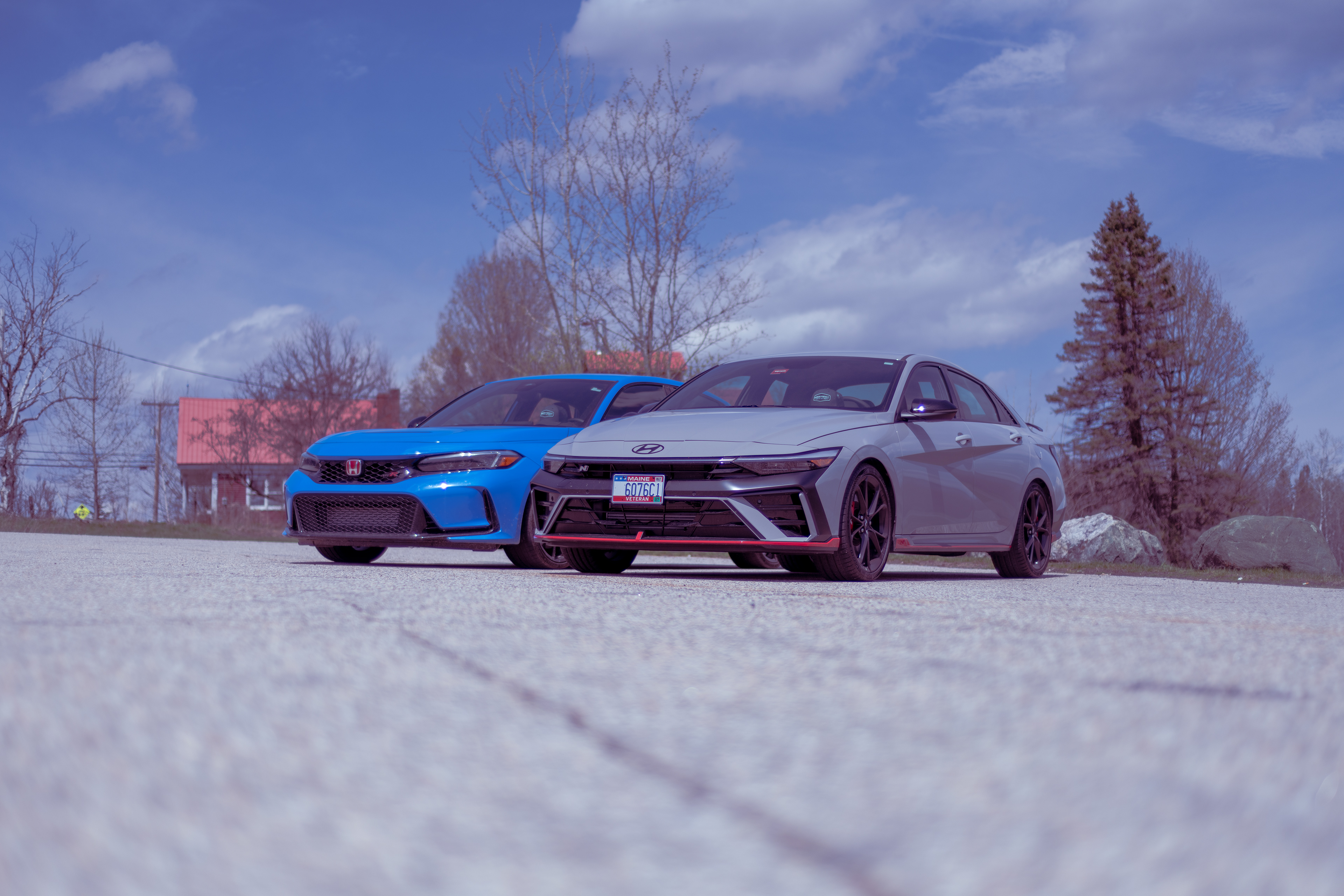 2024 Civic Type-R & 2026 Elantra N Front 3/4