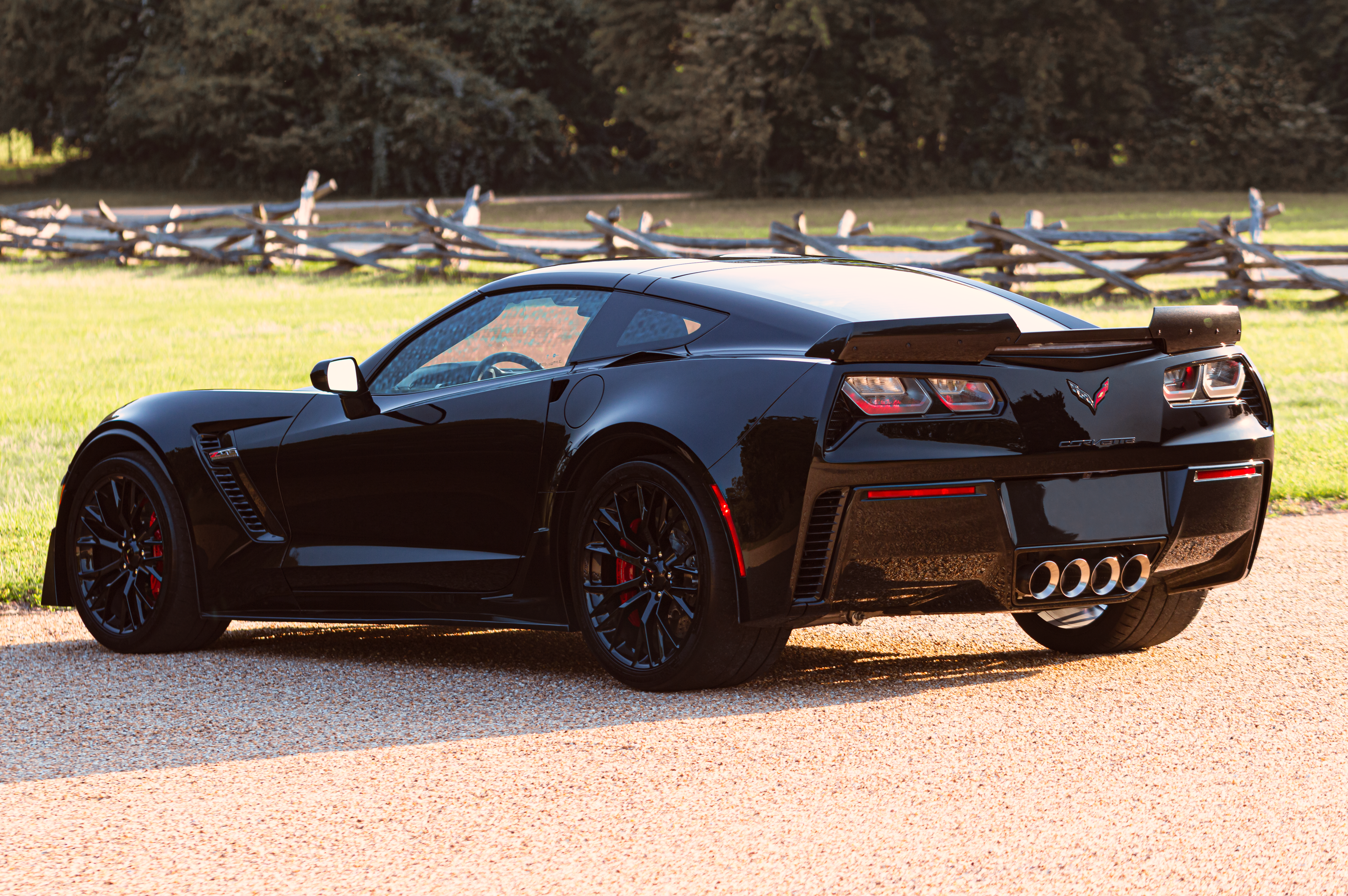 2019 Corvette Z06 Rear 3/4 High