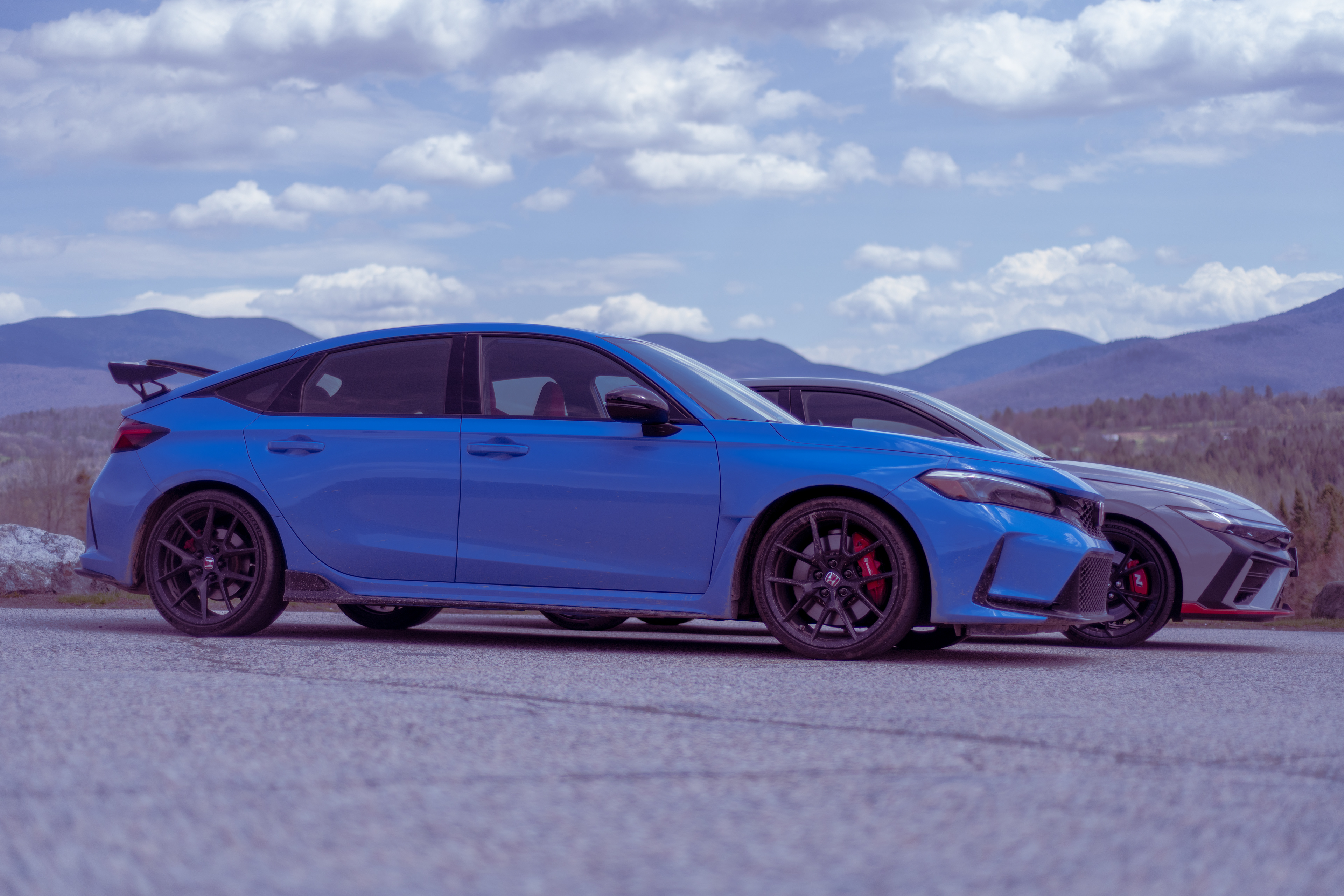 2024 Civic Type-R & 2026 Elantra N Side Profile