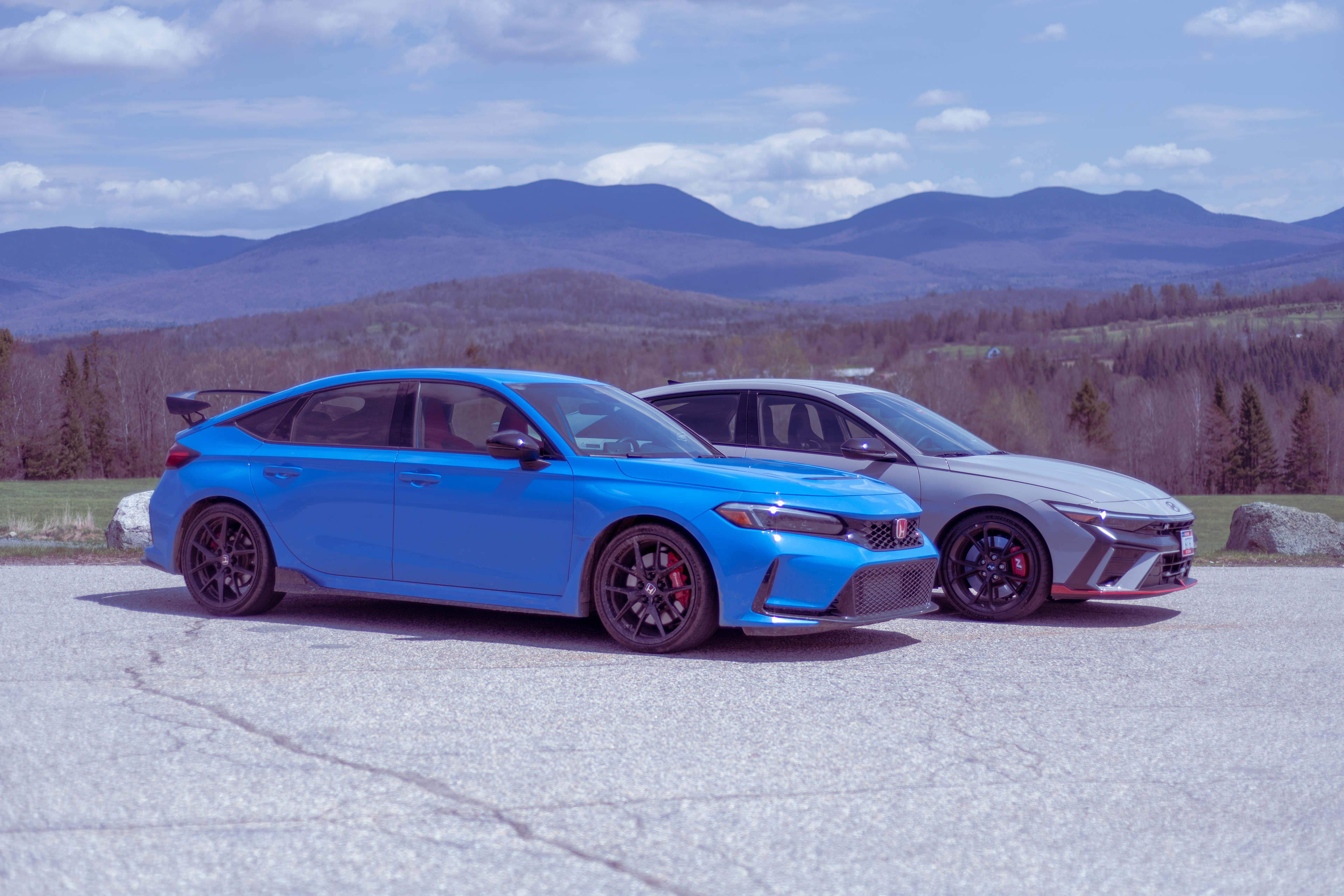 2024 Civic Type-R & 2026 Elantra N Front 3/4