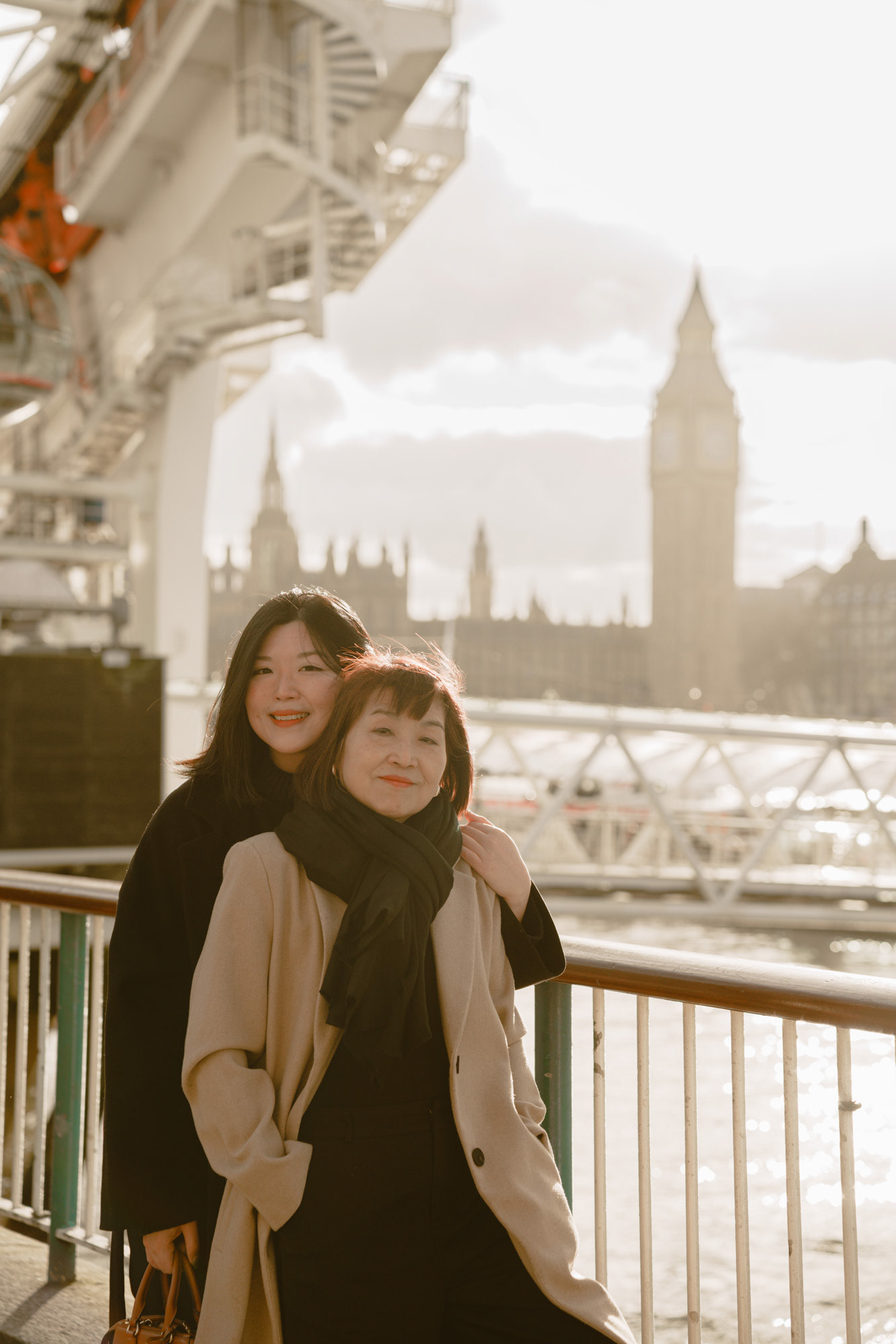 Relaxed family portrait session in central London