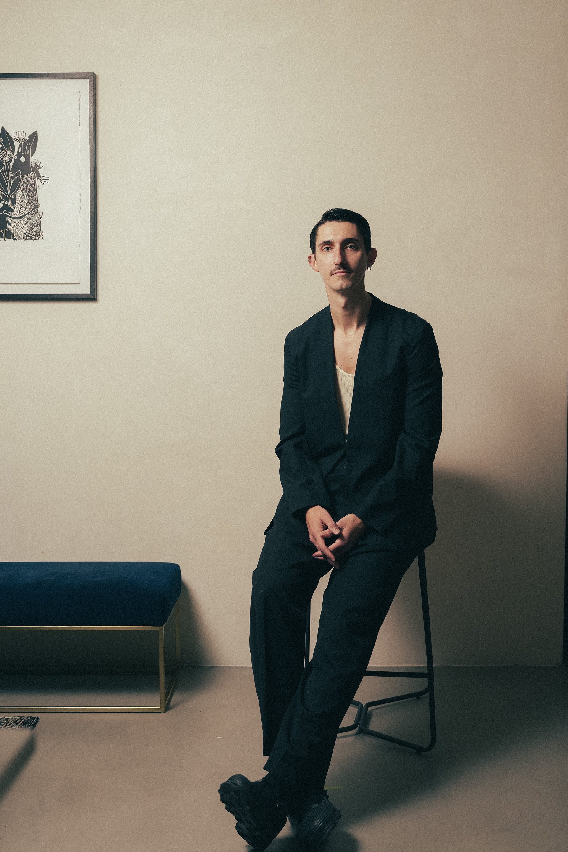 Relaxed portrait session in a London neighbourhood