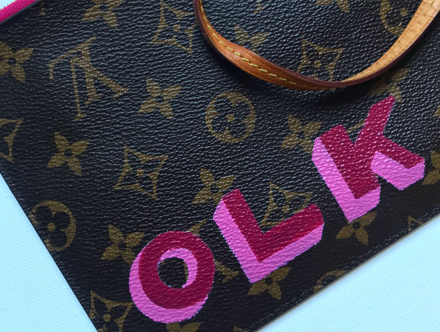 MY FIRST CUSTOM PAINTED LOUIS VUITTON 