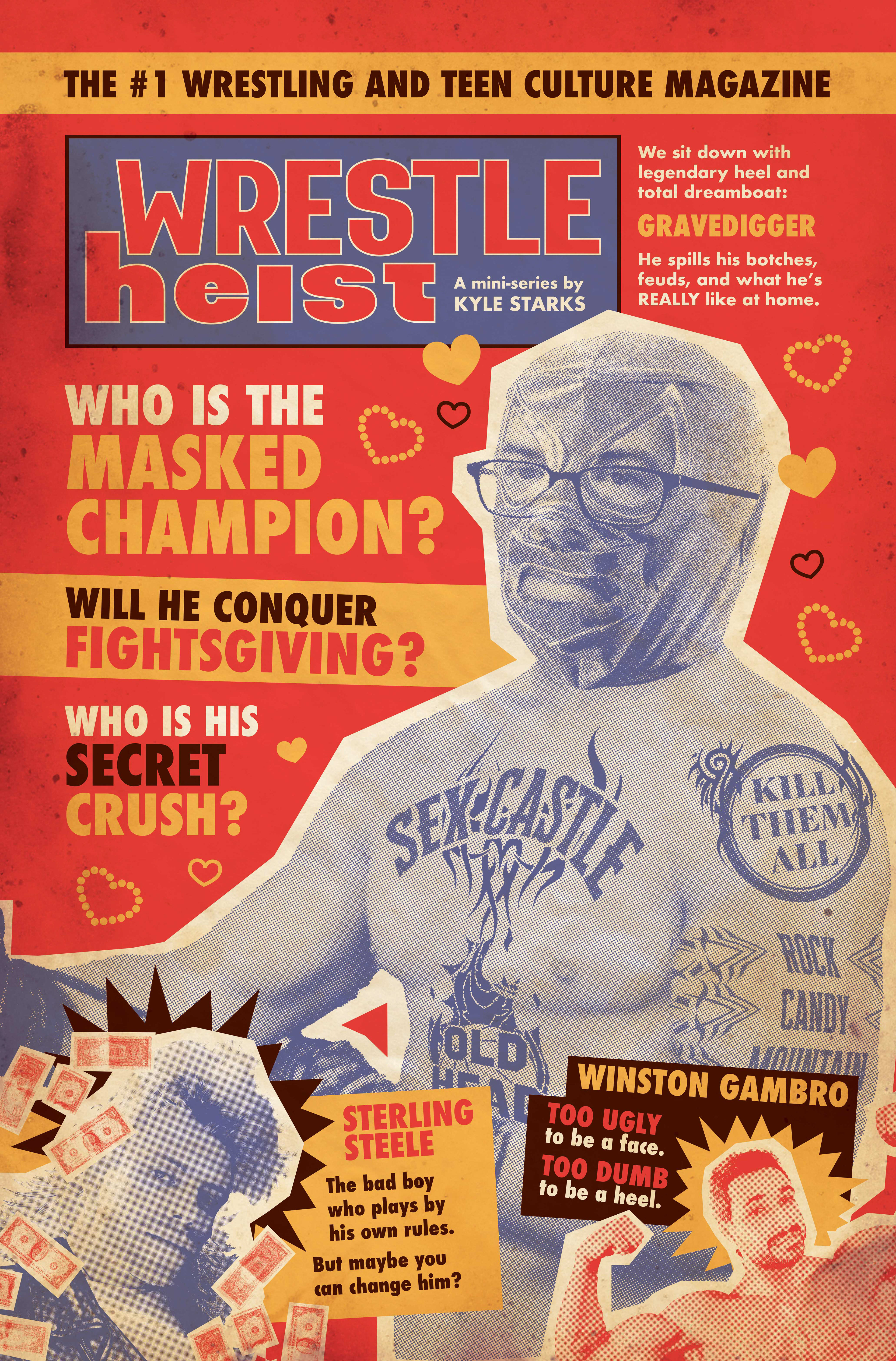 Fan art cover for Wrestle Heist