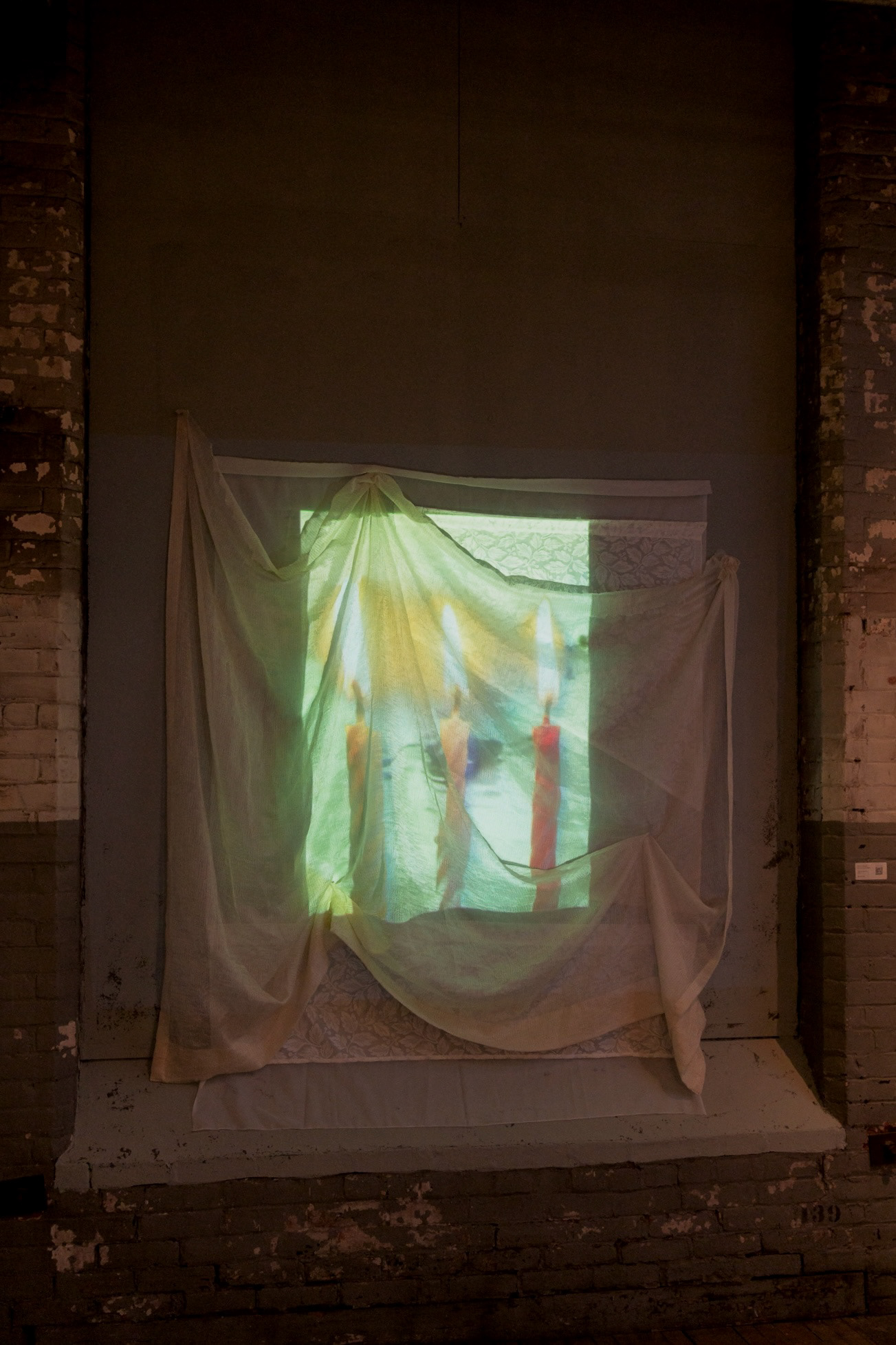 video installation still