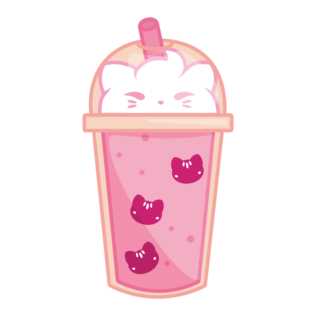 Strawpurry Meowshake