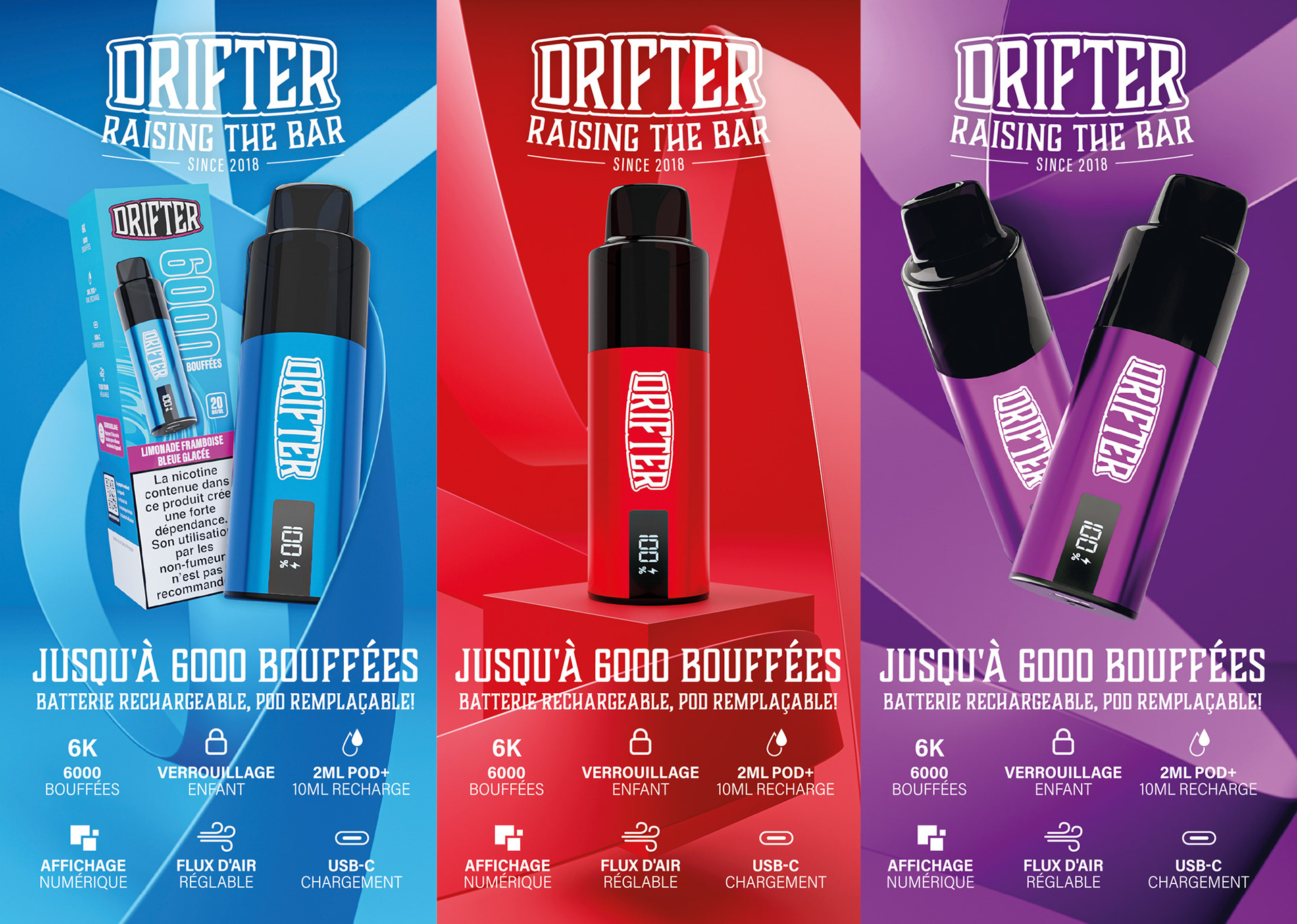 Drifter Bar 6000 (France) table talker