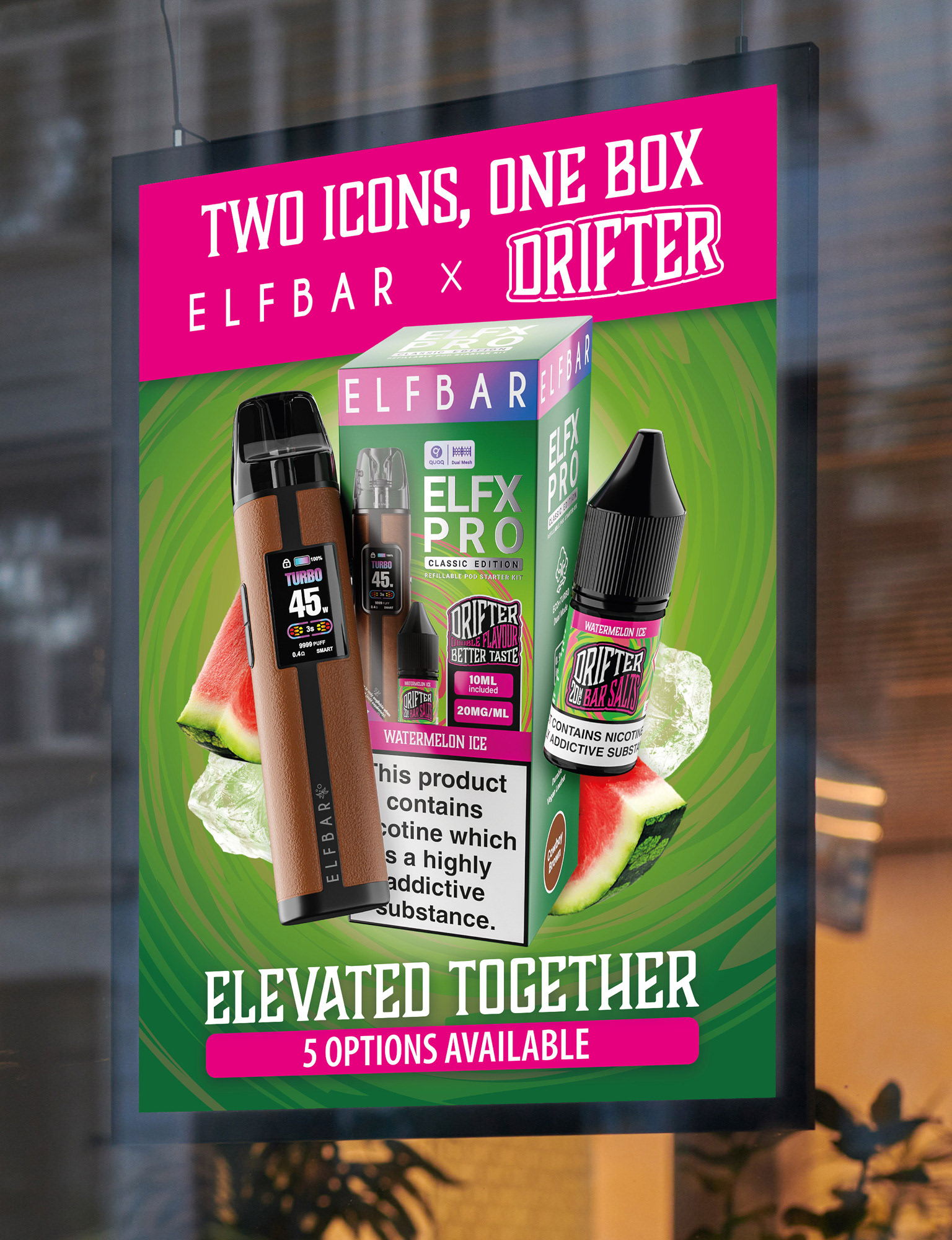 Drifter x Elf A3 poster