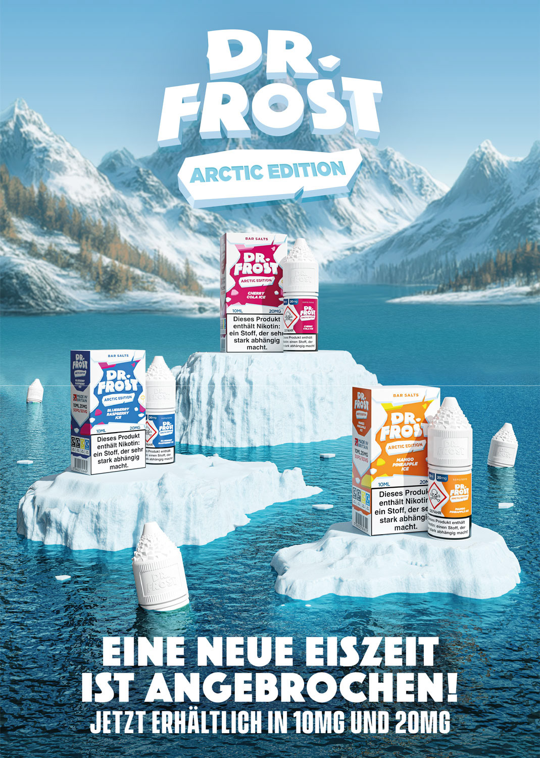 Dr Frost (Germany) A5 flavour menu (front)