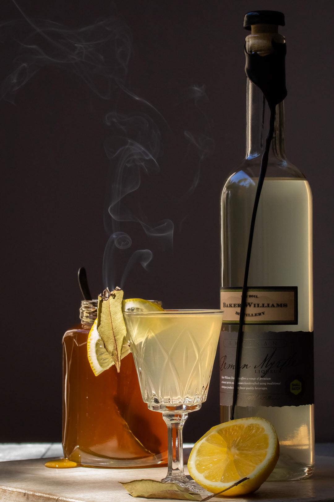 lemon myrtle bee's knees: bespoke cocktail