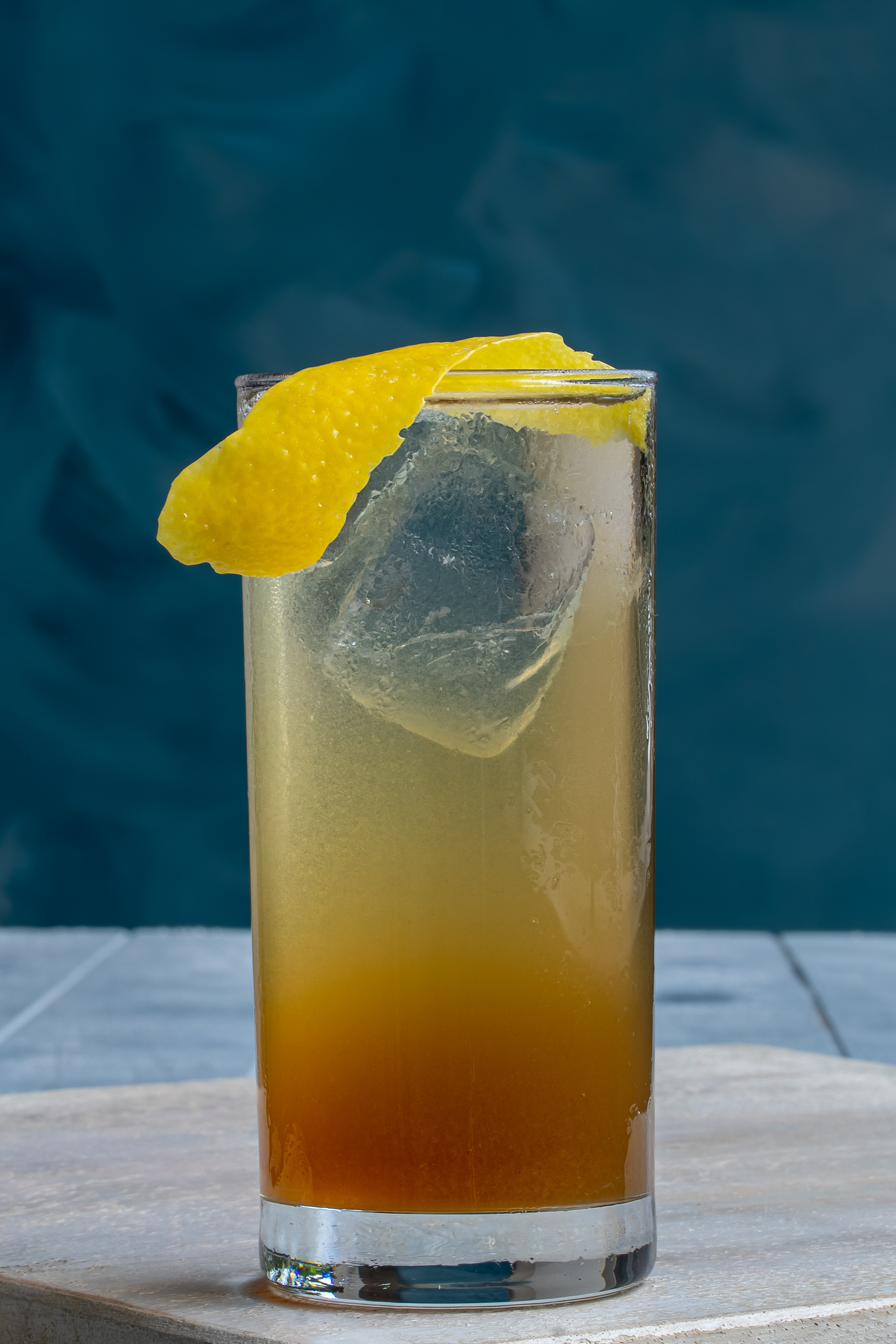 ginger whiskey highball: bespoke cocktail