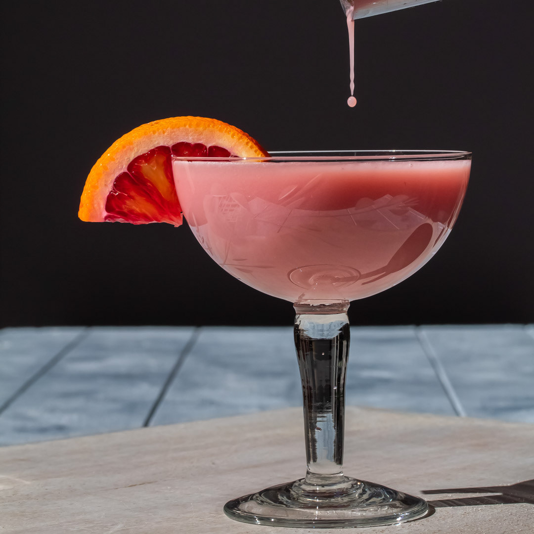 blood orange army and navy signature cocktail