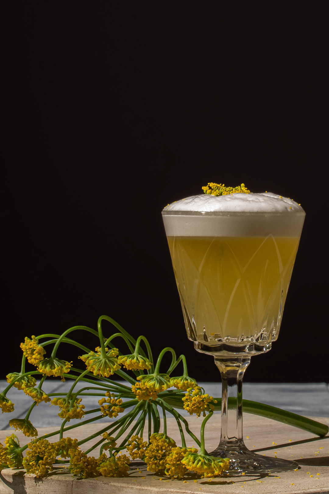 fennel flower silver sour with fennel umbrel