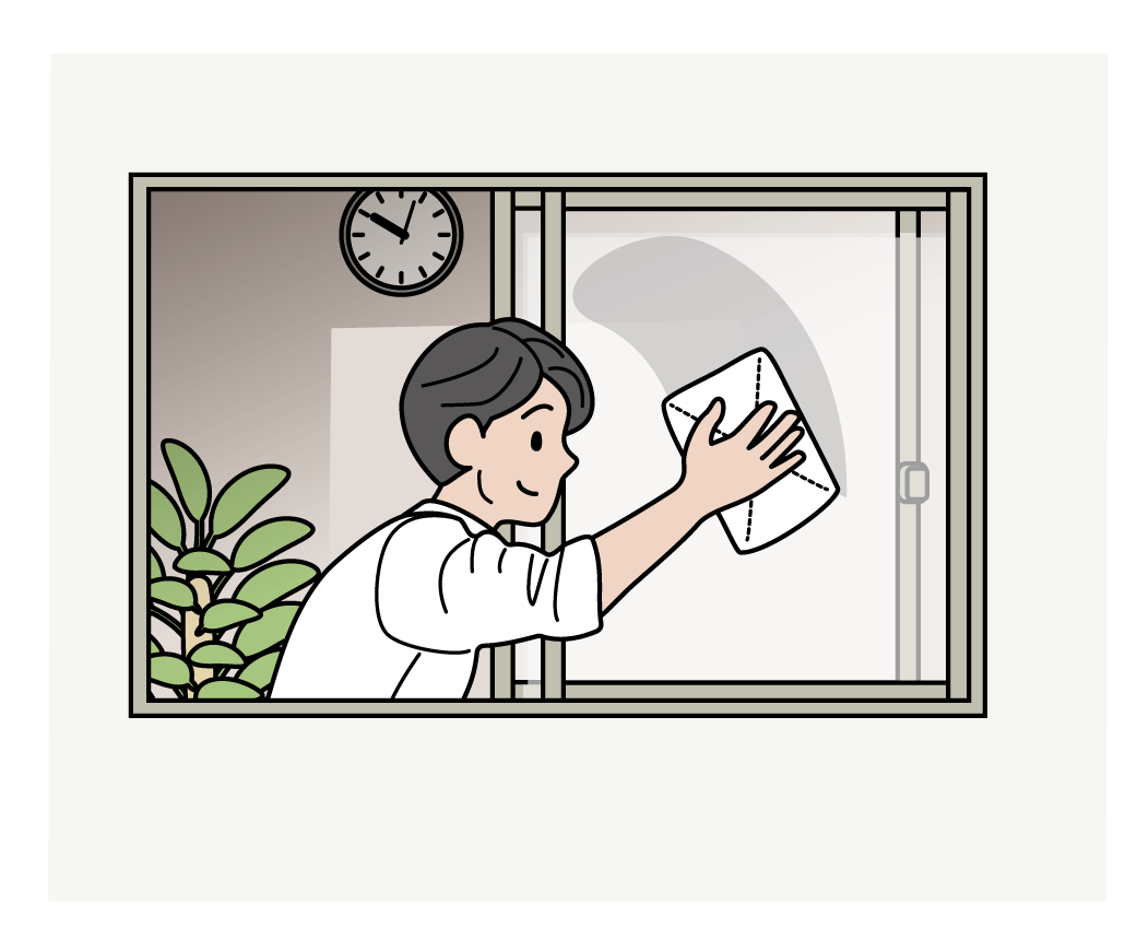 窓掃除