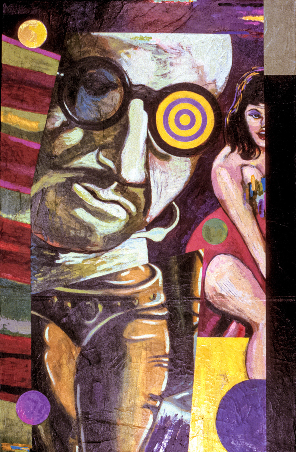 Jester and the Queen, Acrylic on Canvas SOLD