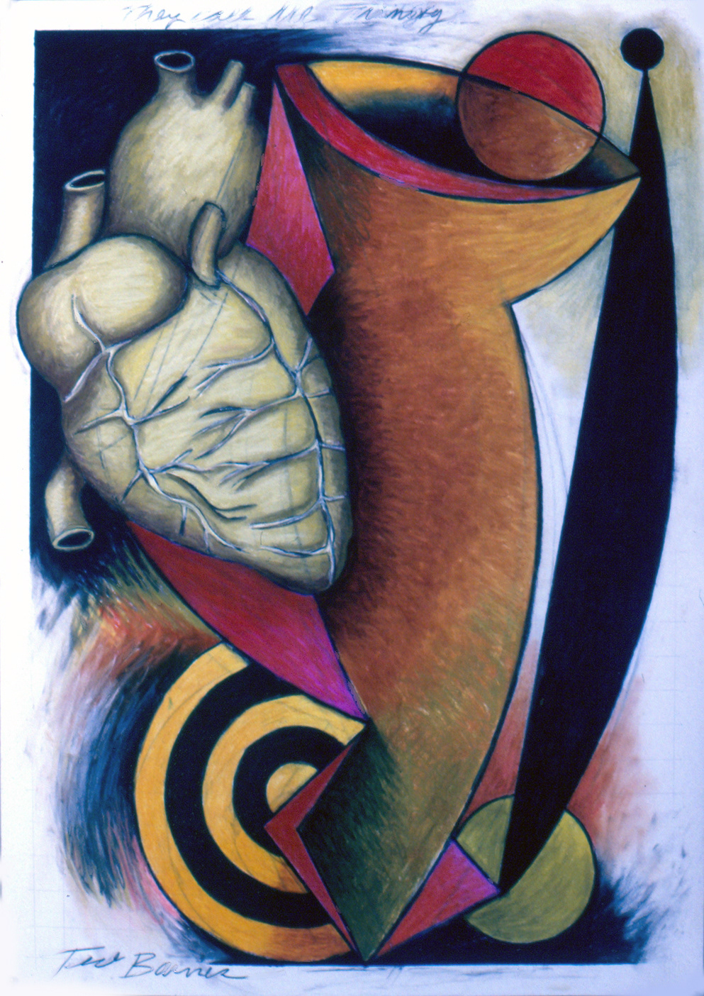 They Call Me Trinity, 24” x 18,” Pastel on Paper, 1993 SOLD