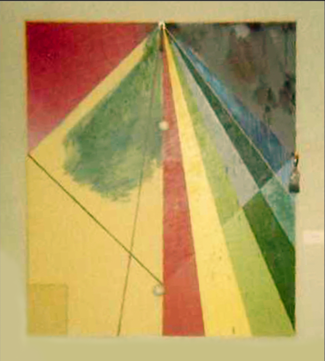 Scorecard (White Light), 72" x 60," Mixed Media on Canvas