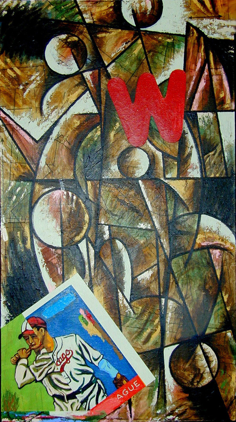 Double U, 60” x 32,” Acylic on Canvas, 2005 SOLD