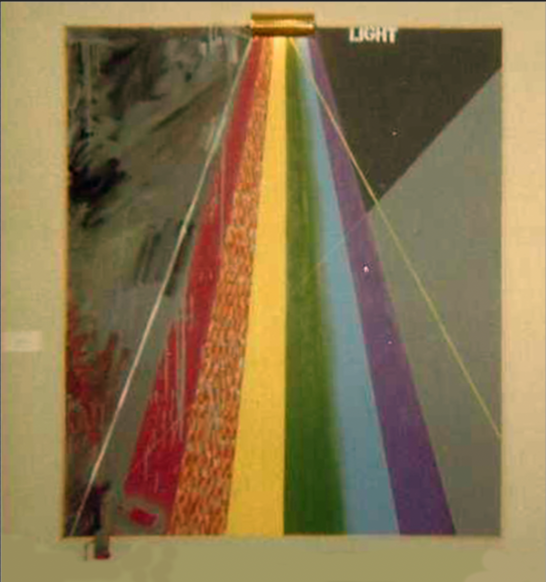High Light, 72" x 60," Mixed Media on Canvas