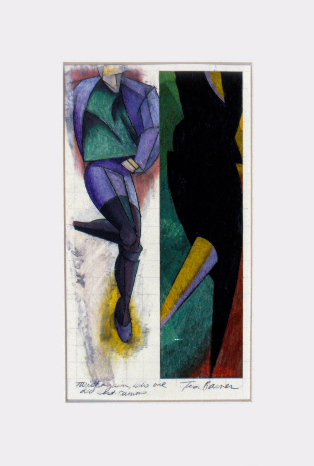 Twist Again, 15” x 11,” Mixed Media Collage, 1986 SOLD