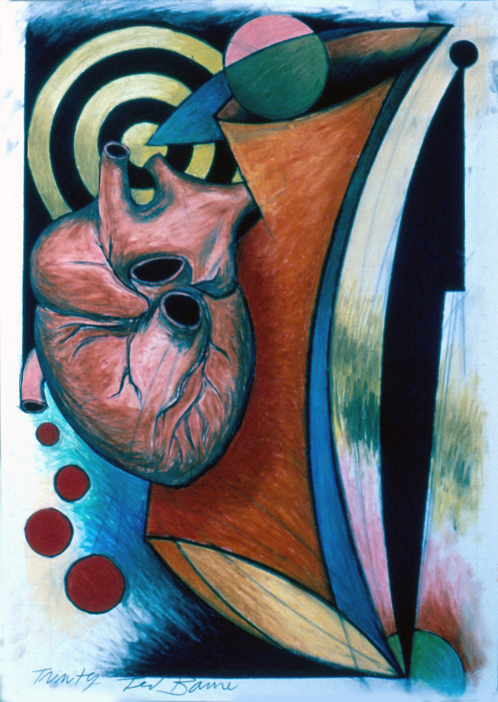Trinity, 24” x 18,” Pastel on Paper, 1993 SOLD