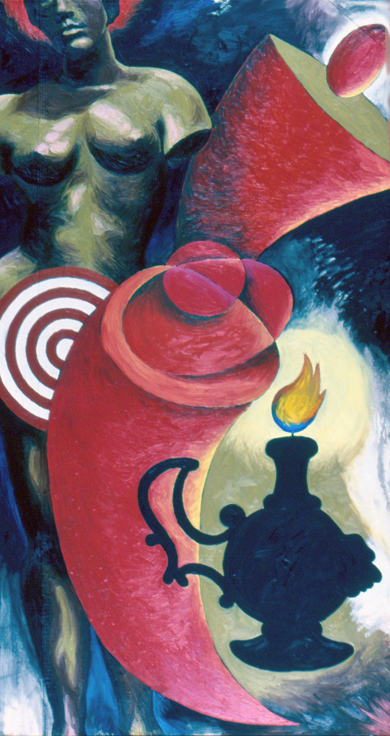 Keeper of the Light, 60” x 32,” Oil on Canvas, 1990 SOLD