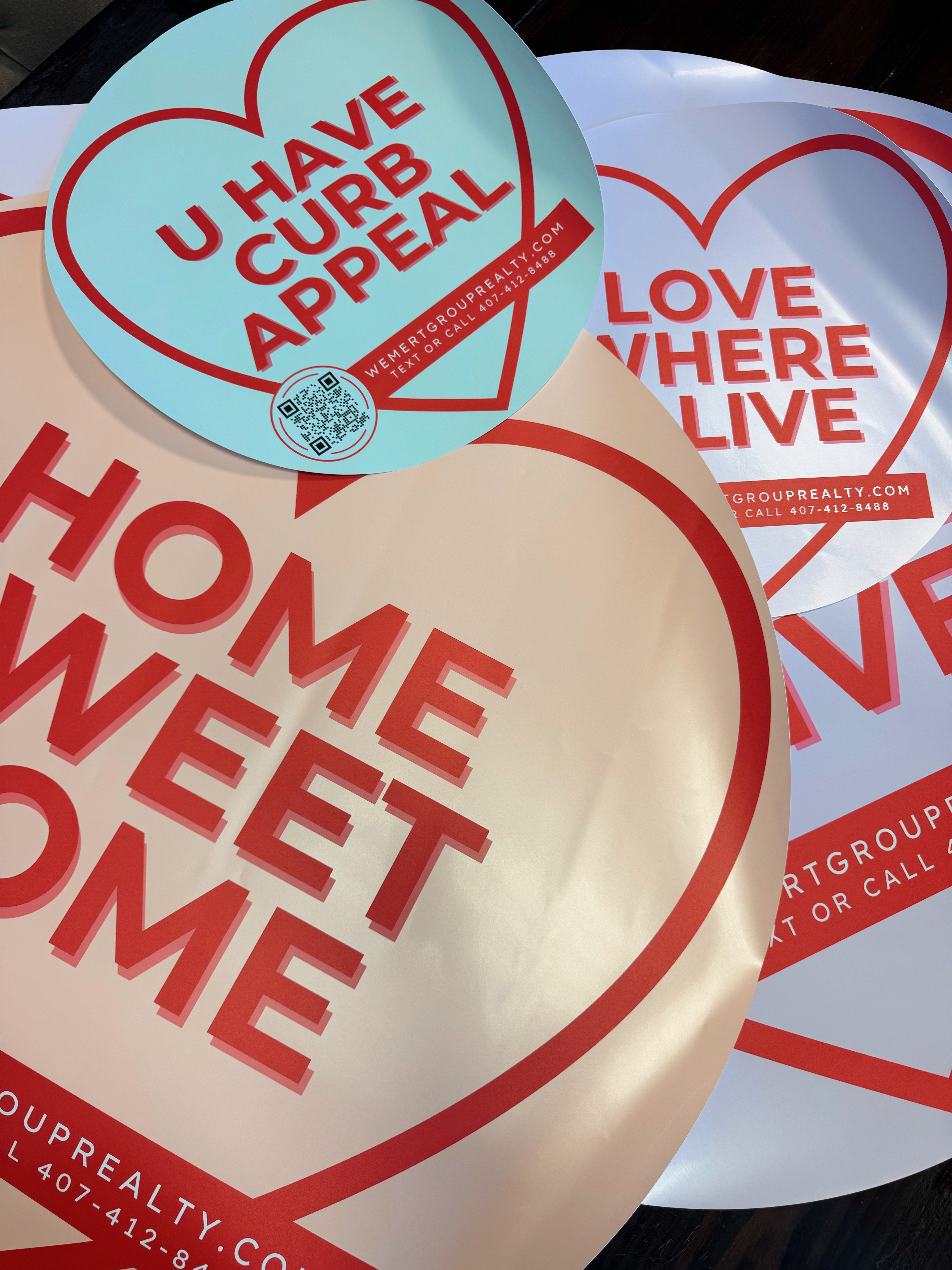 Valentines Window Signs