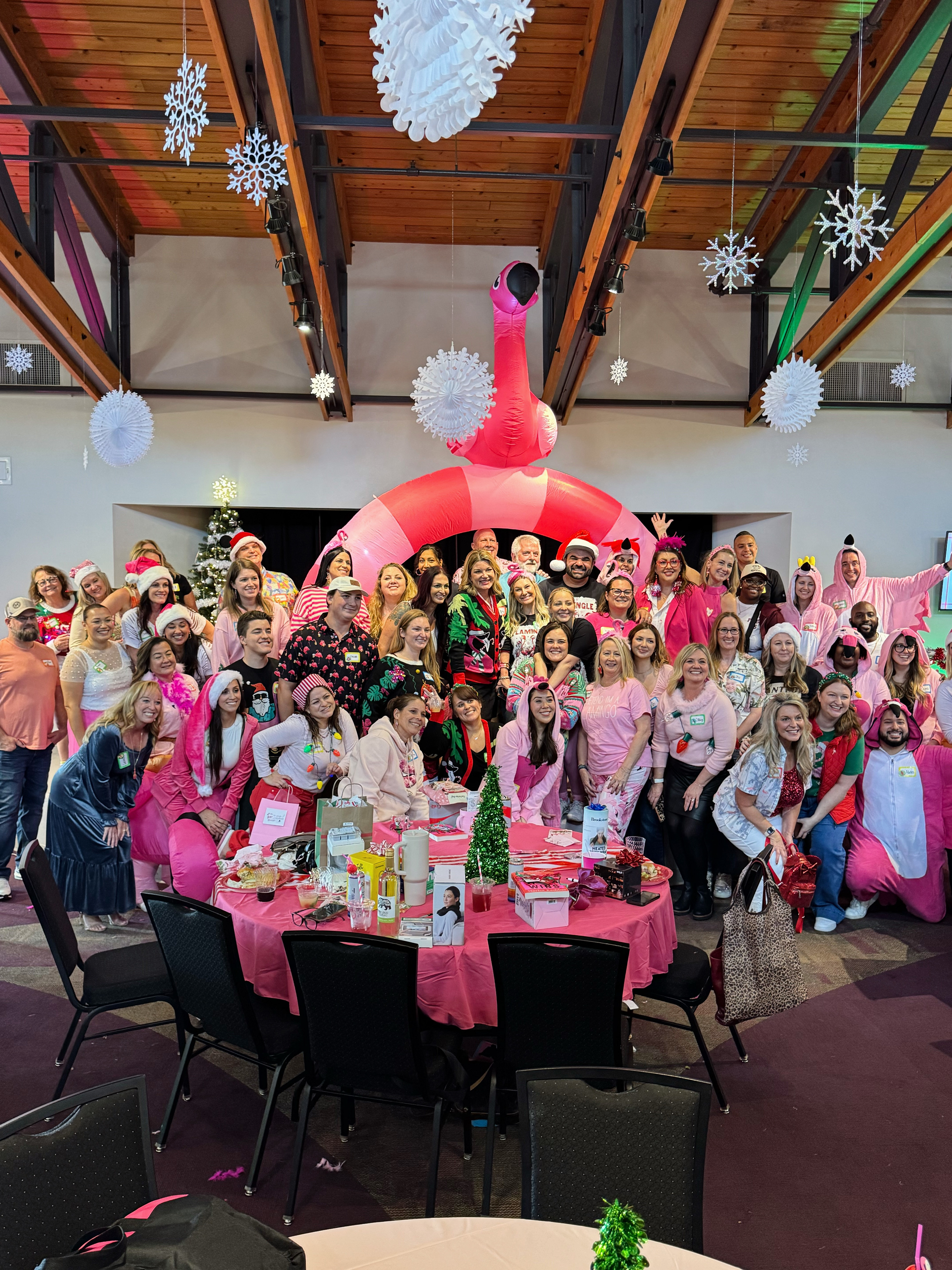 Holiday Flamingle Party