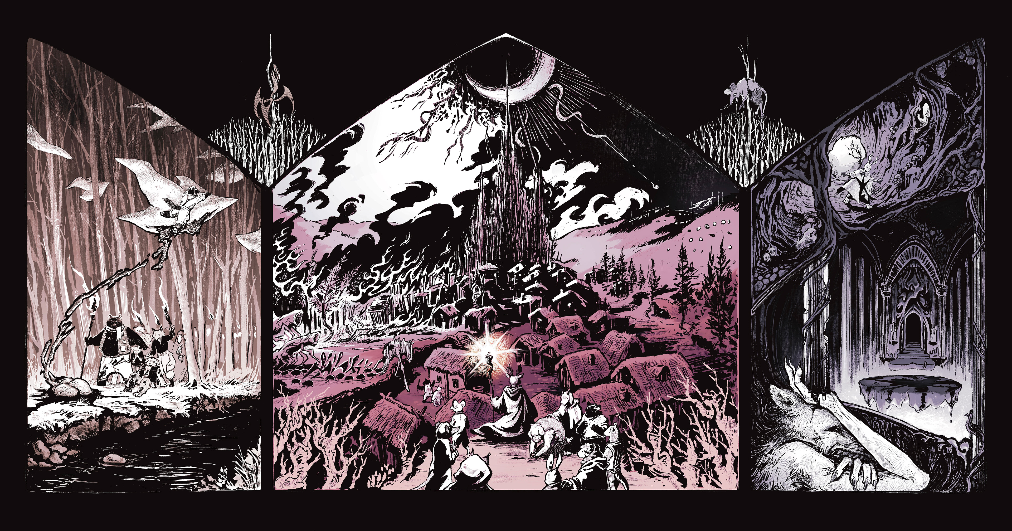 In Bloom, 2025, Digital, Promotional illustration for Children of the Garden