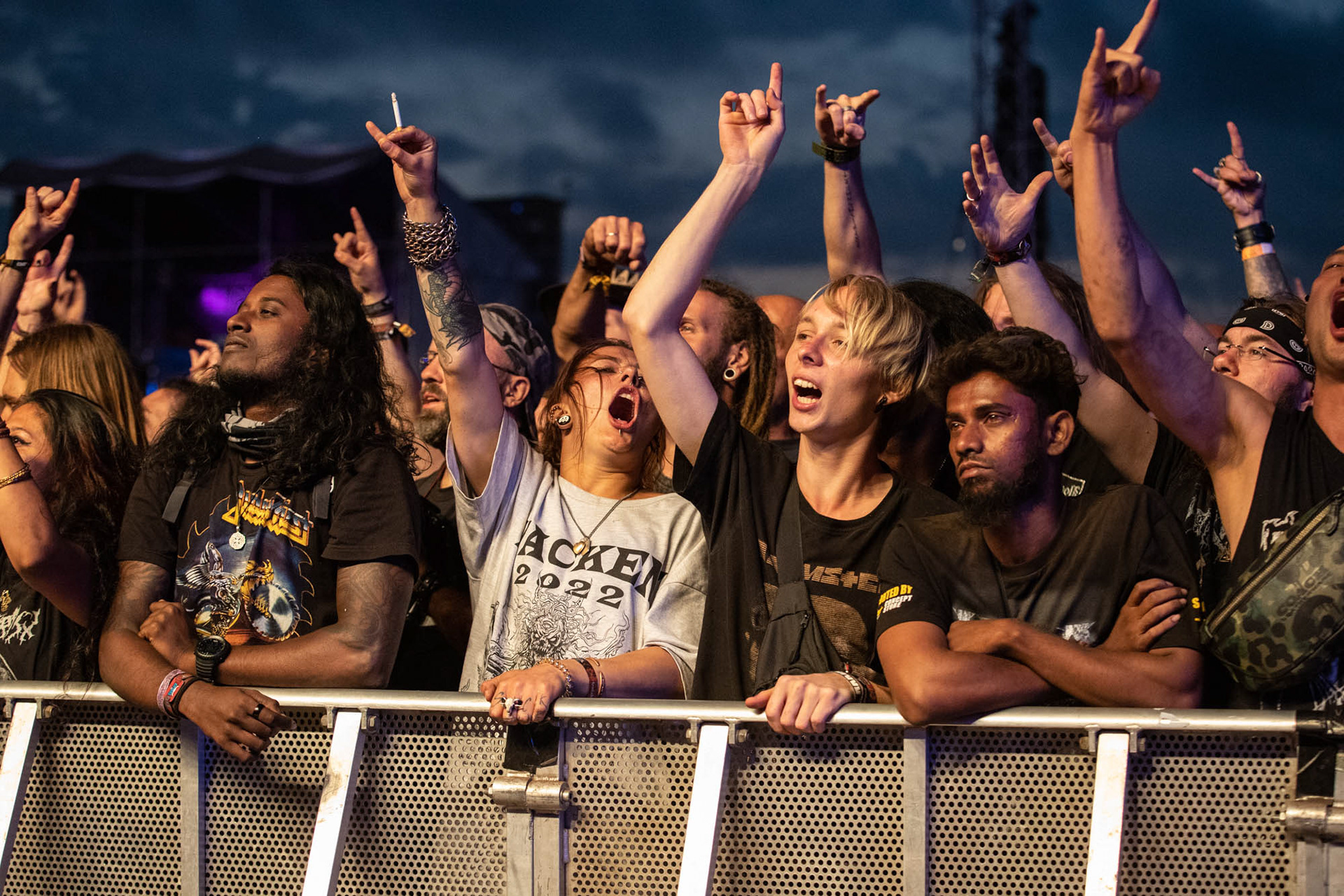 Metalheads at Wacken Open Air 2022