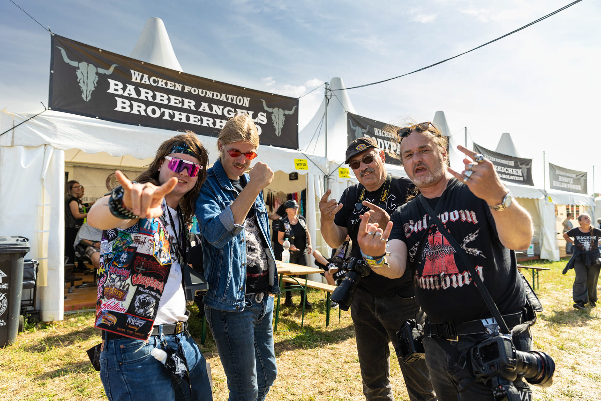 Metalheads at Wacken Open Air 2022