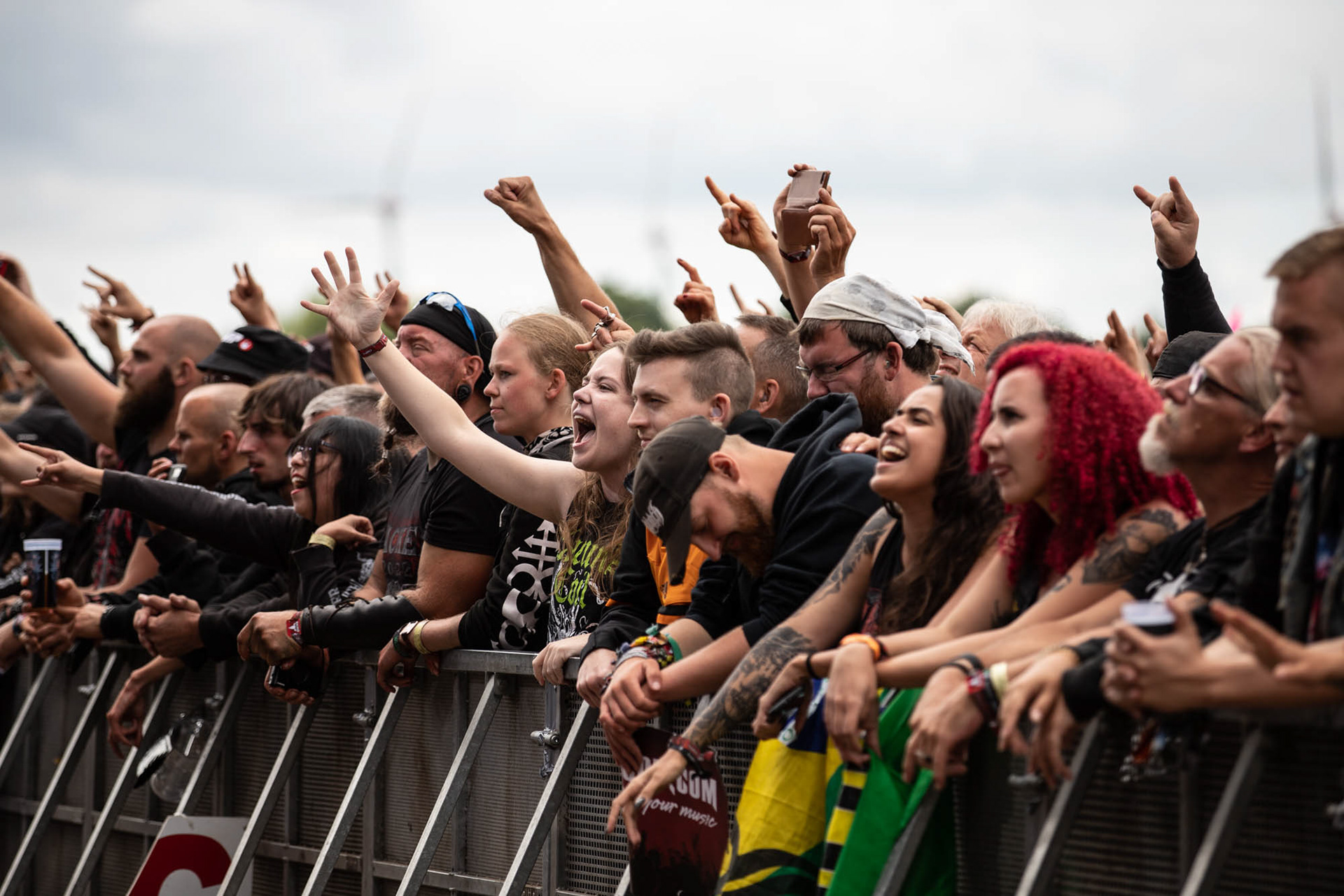 Metalheads at Wacken Open Air 2022