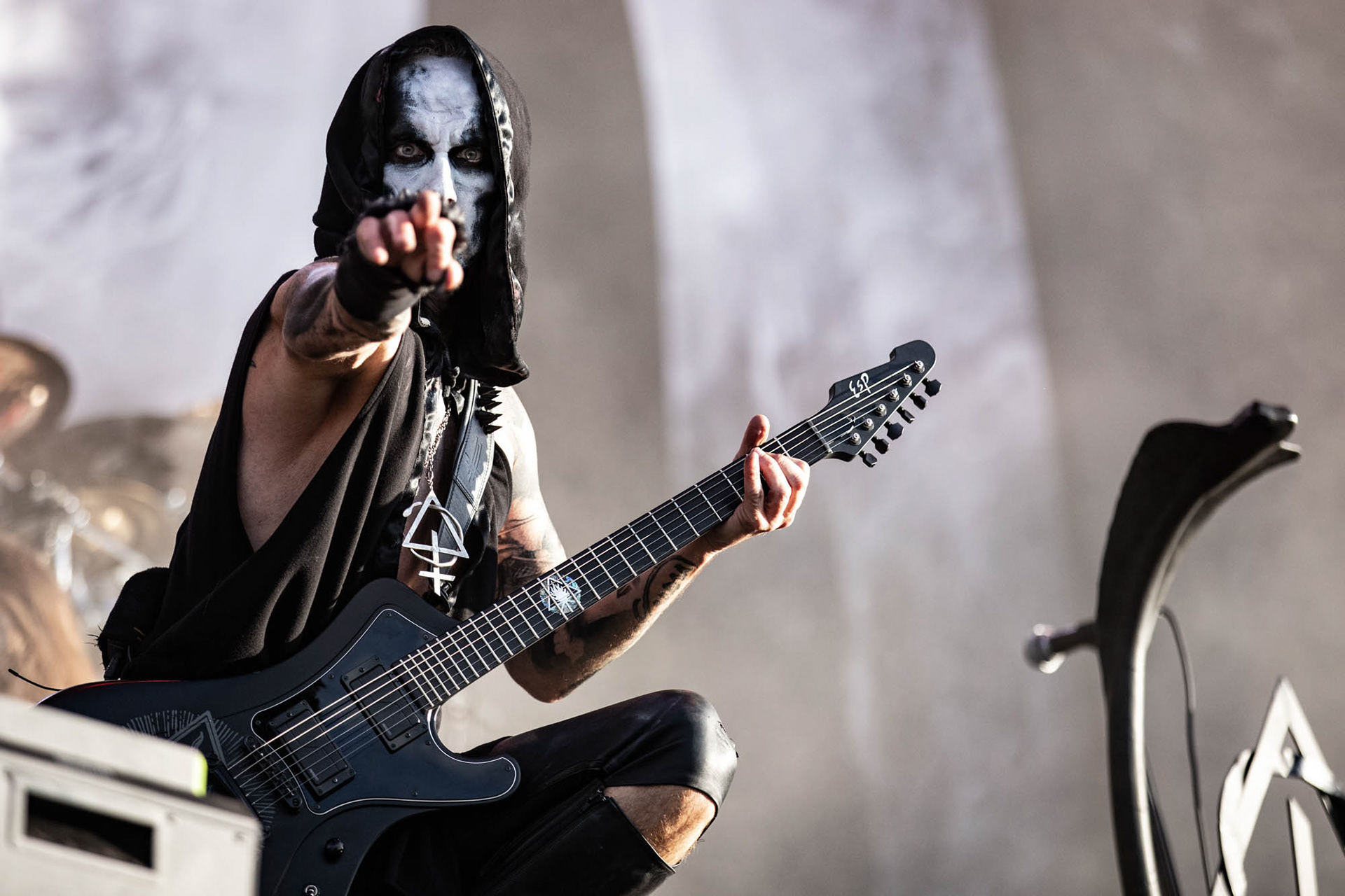 Nergal, Behemoth at Wacken Open Air