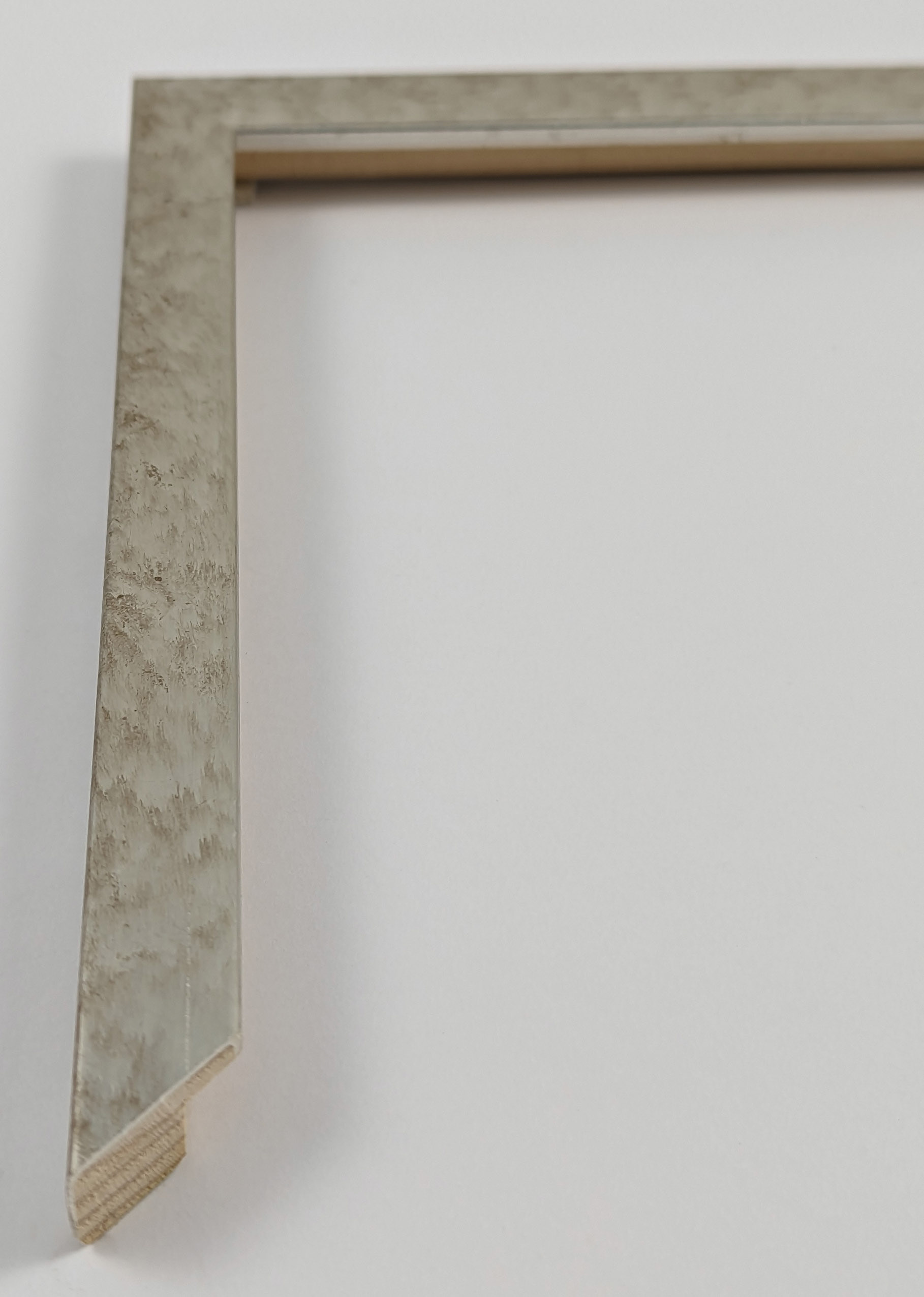 A3323 - 16x14 - φύλλο ασήμι, ξύλο πεύκο