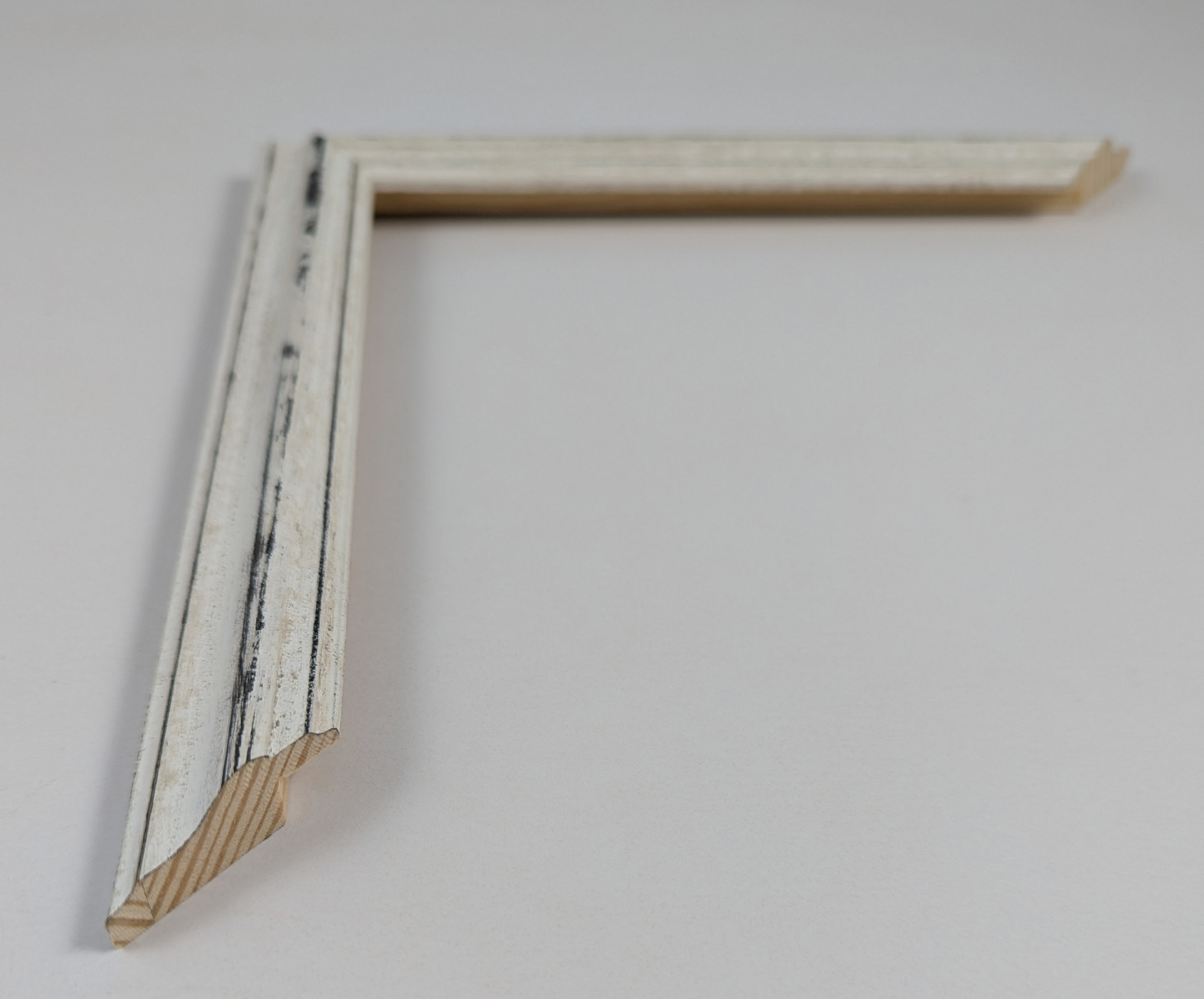 A5249 - 25x15 - ντεκαπέ λευκό - μαύρο, ξύλο πεύκο