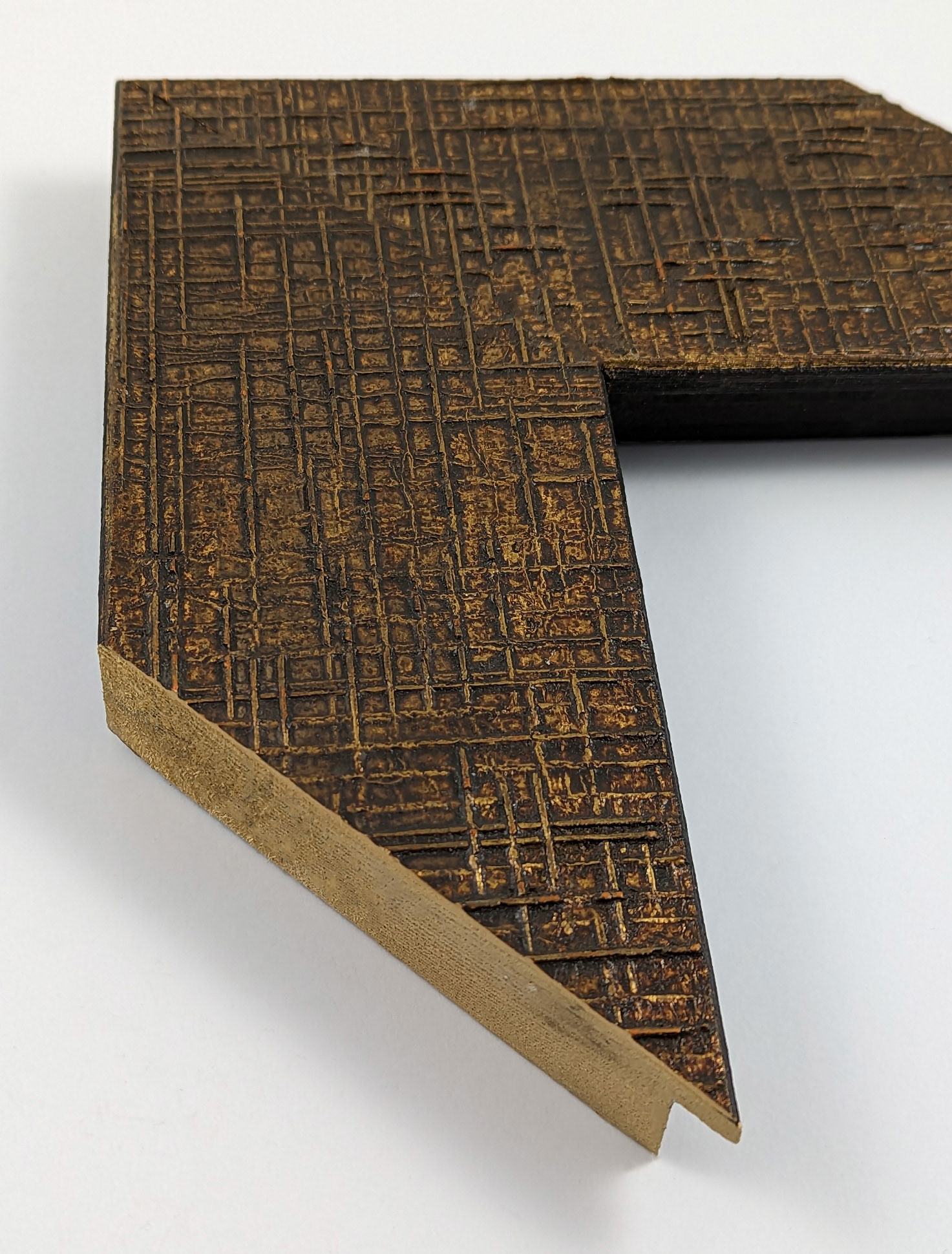 2287 - 90x27 - φύλλο χρυσού, ξύλο αγιούζ