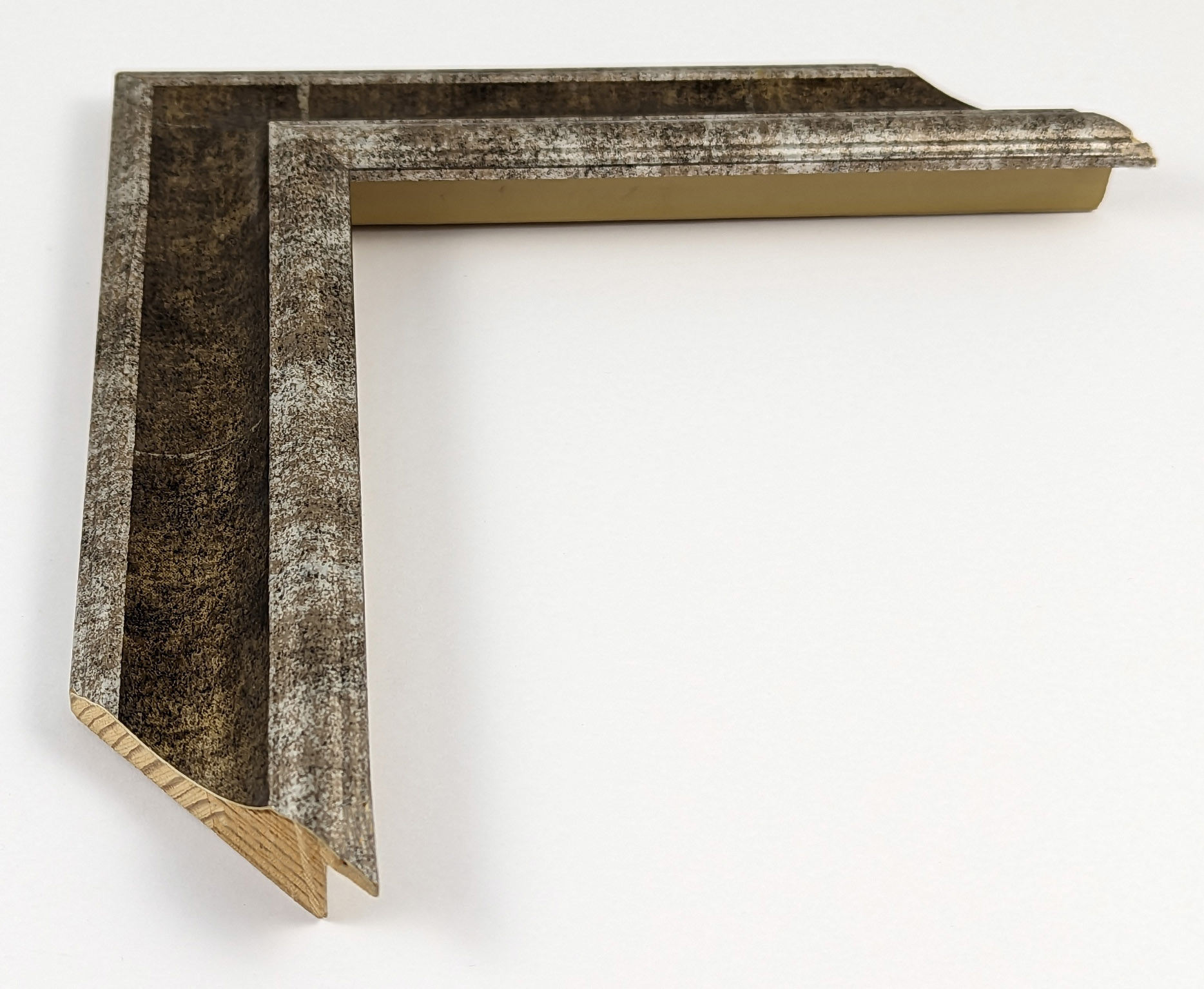 925 - 46x22 - ασημόχρυση παλαιωμένη, ξύλο πεύκο