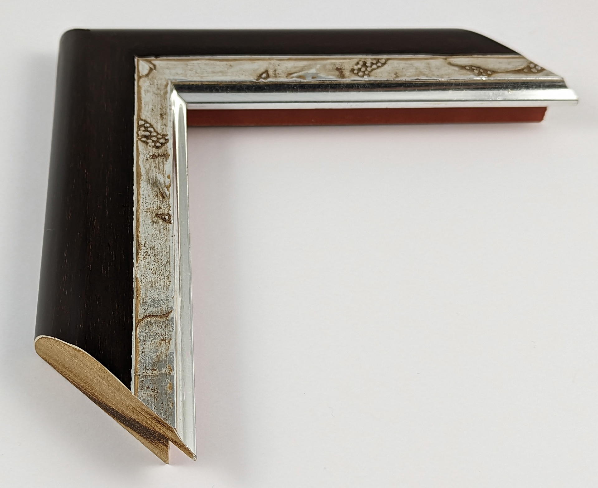 2631 - 52x26 - βένγκε με ασημί σφυρήλατο, ξύλο αγιούζ