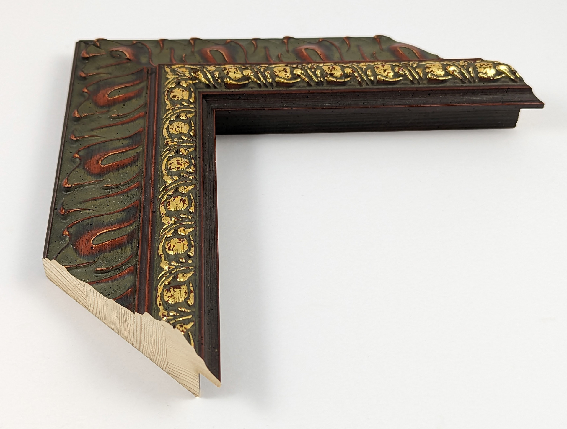 98Κ - 70x32 - χρυσή κόκκινη, ξύλο πεύκο