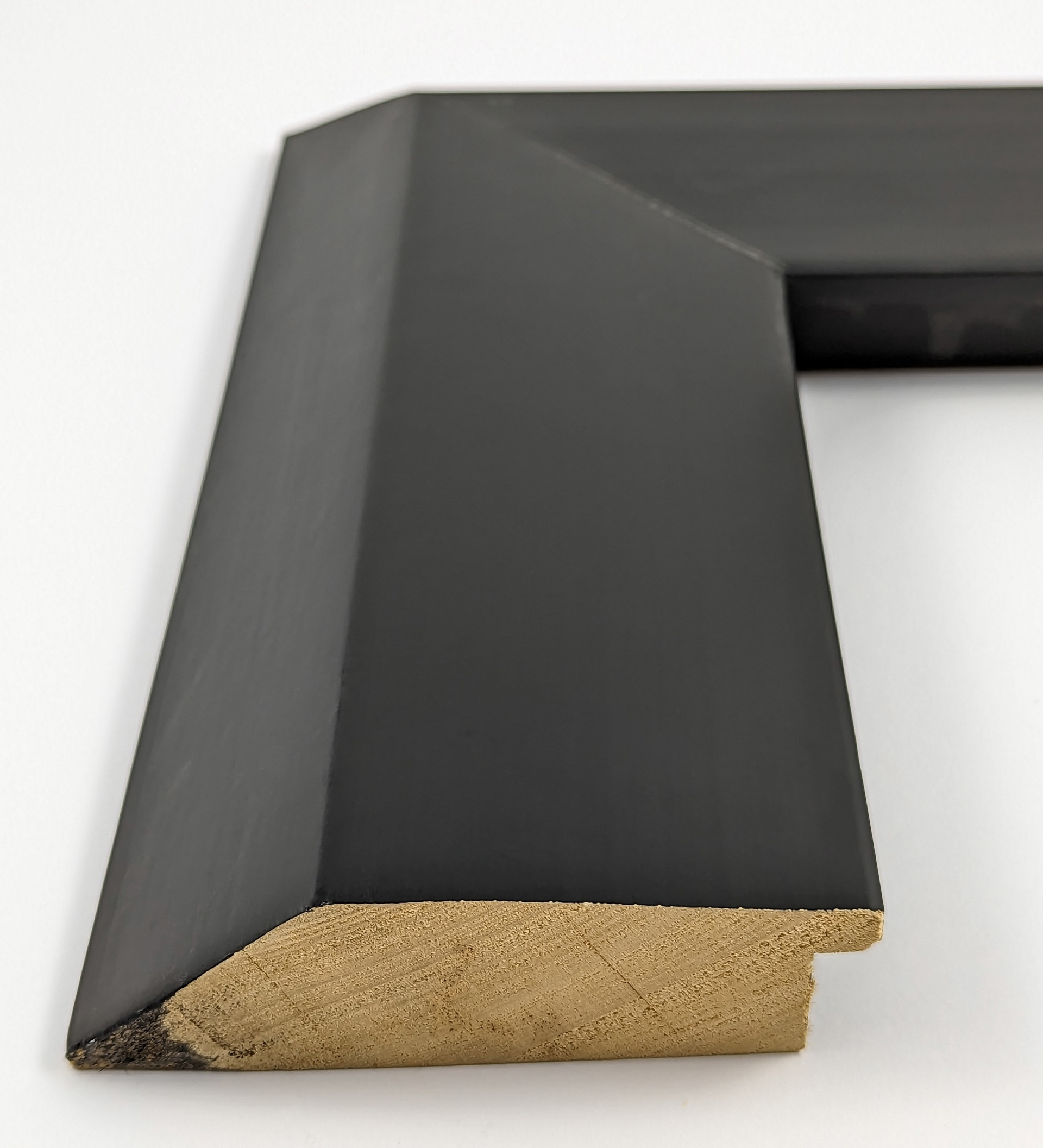 A2125 - 117x35 - μαύρη λάκα, ξύλο αγιούζ