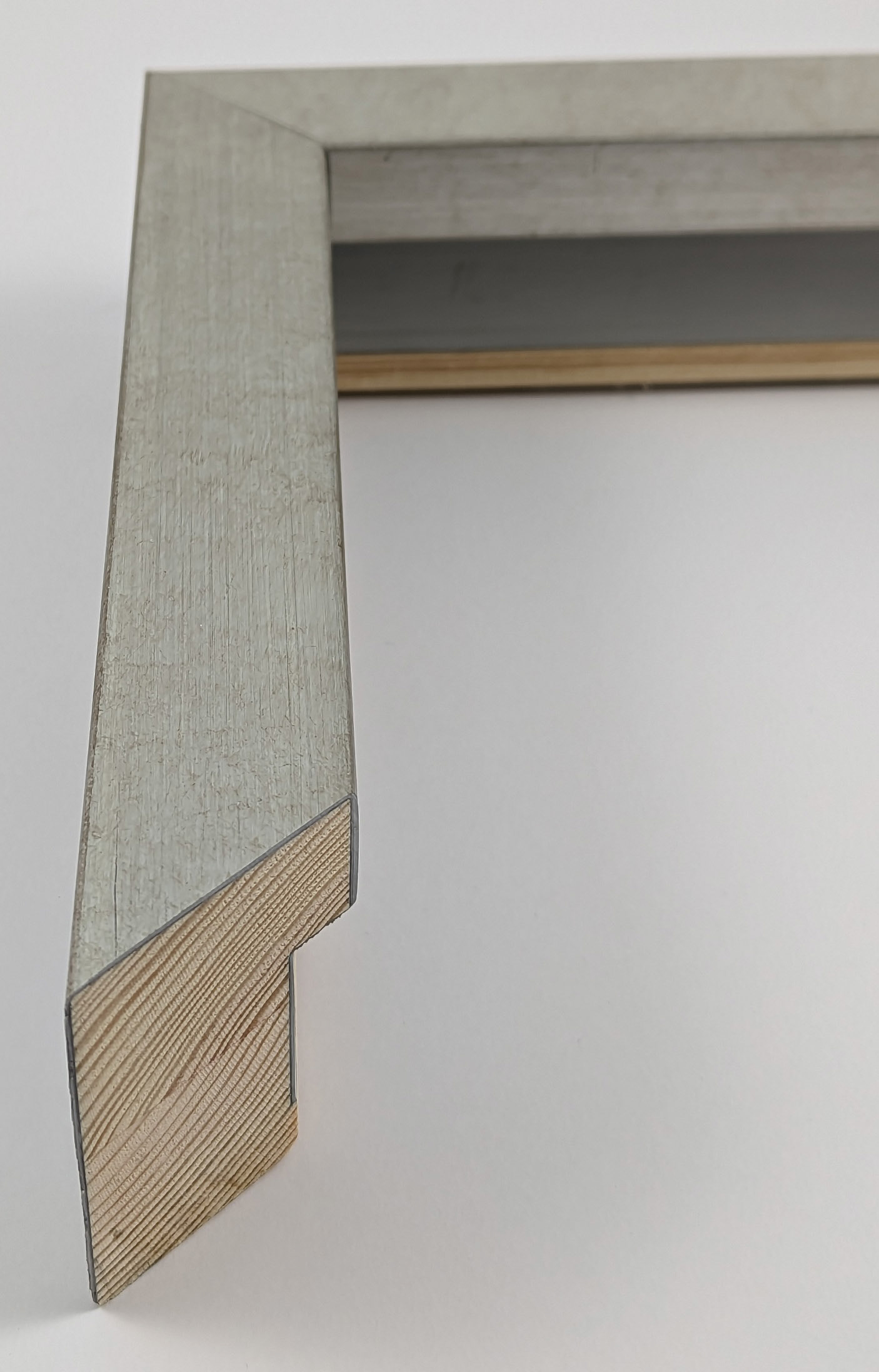 A5210 - 35x60 - φύλλο ασημιού, ξύλο πεύκο