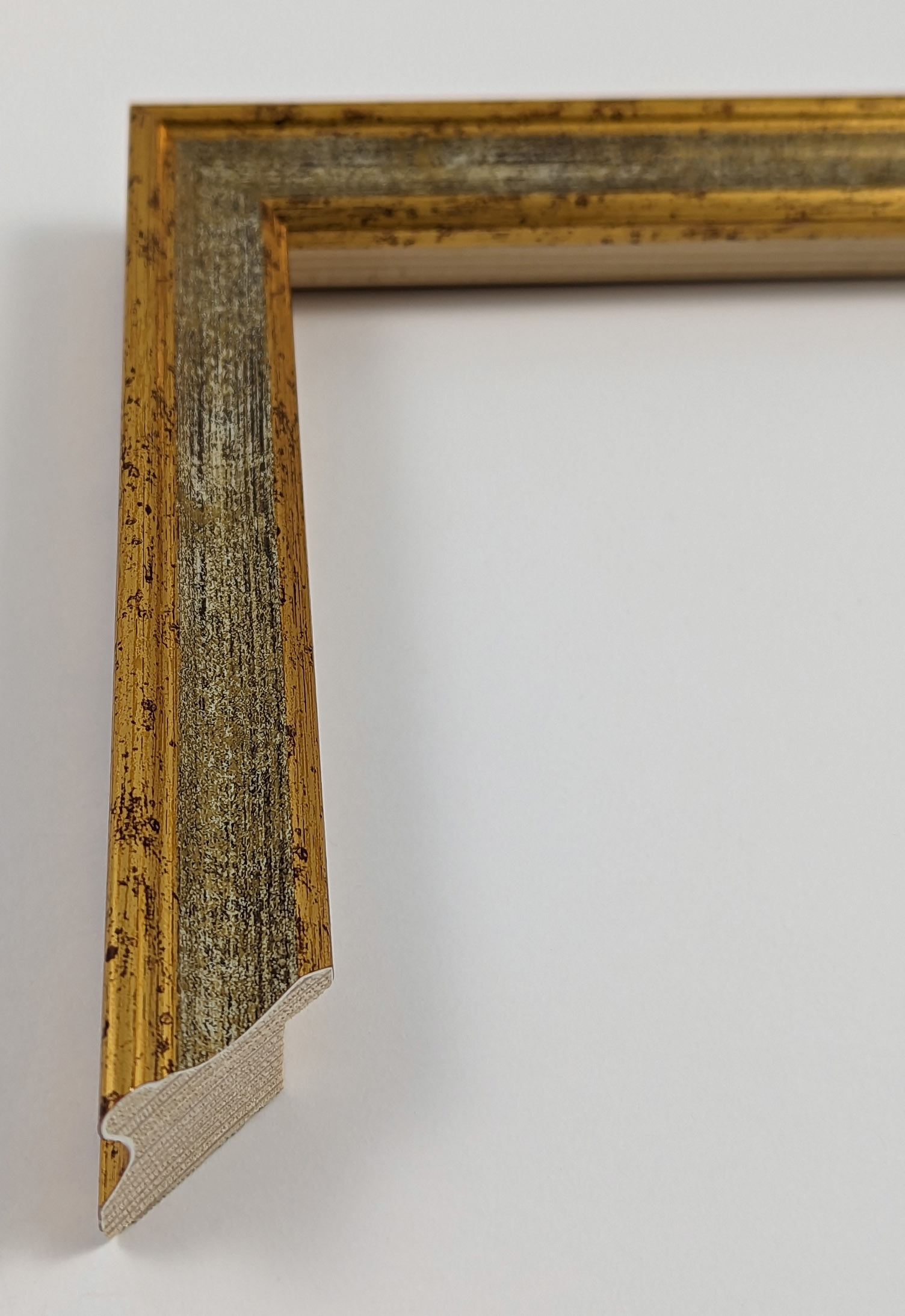 A4065 - 25x25 - χρυσό με avorio, ξύλο πεύκο