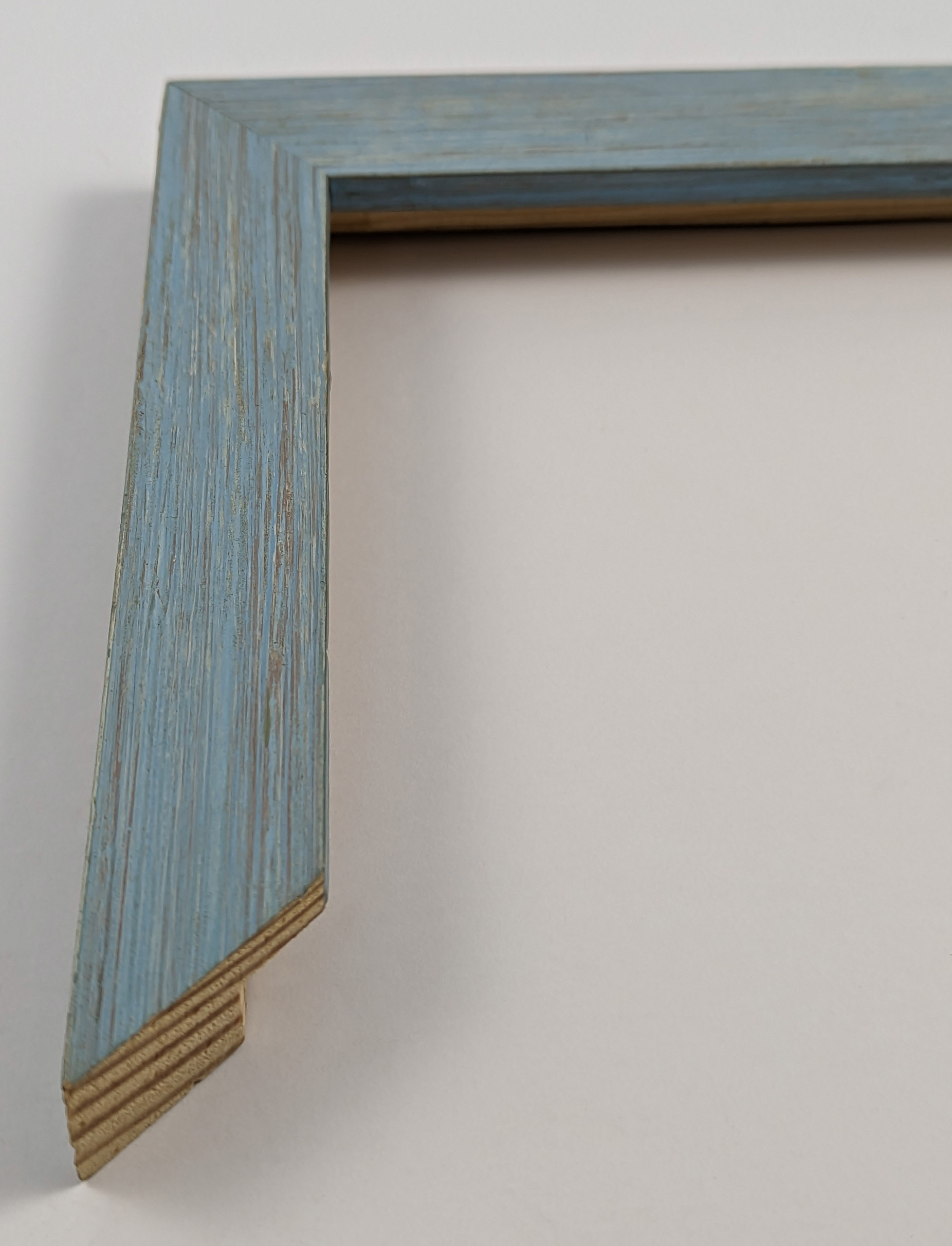 A511 - 27x20 - μπλε χρυσό κουτί γδαρμένο, ξύλο πεύκο
