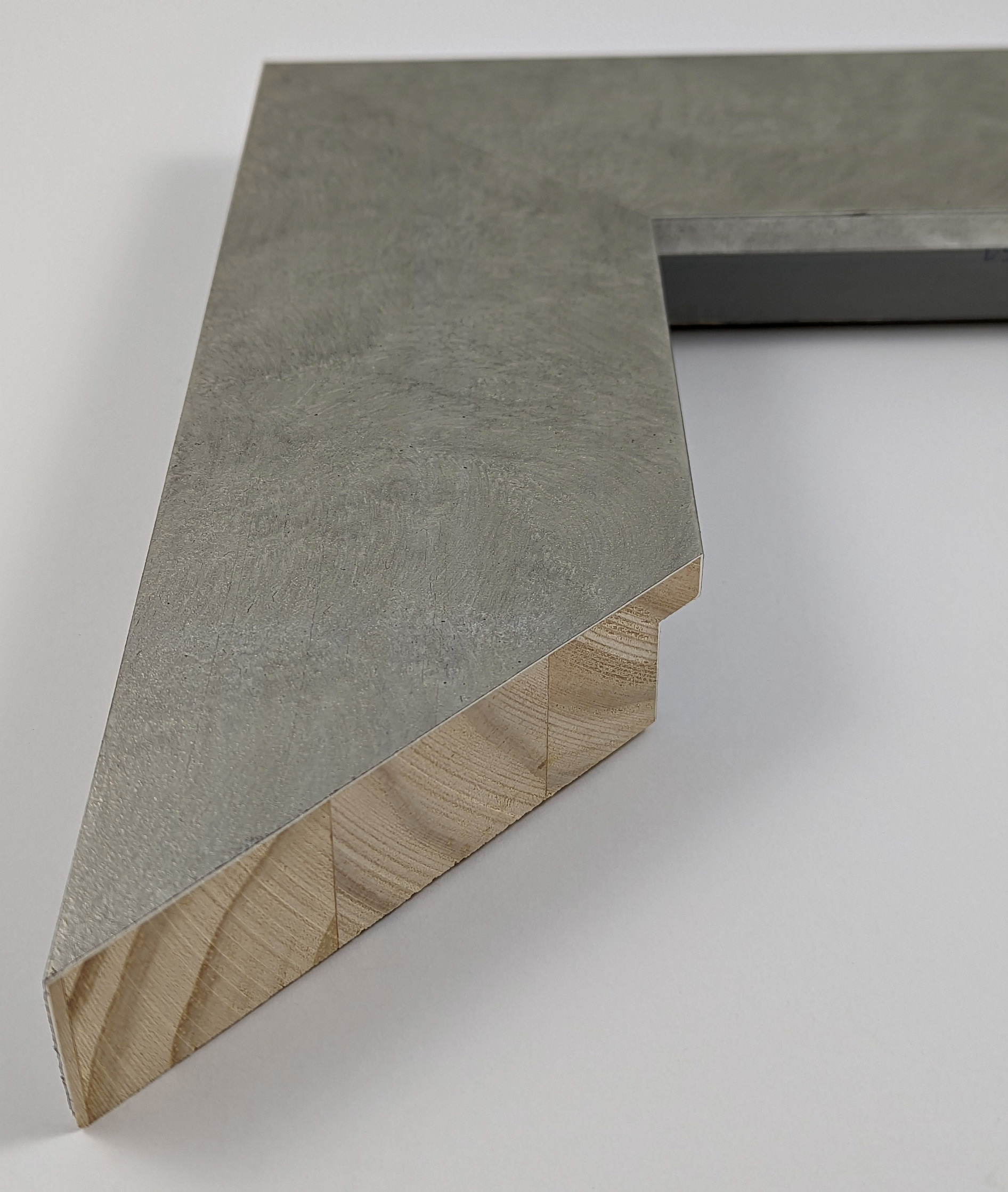 A2101 - 90x30 - φύλλο ασημί, ξύλο πεύκο