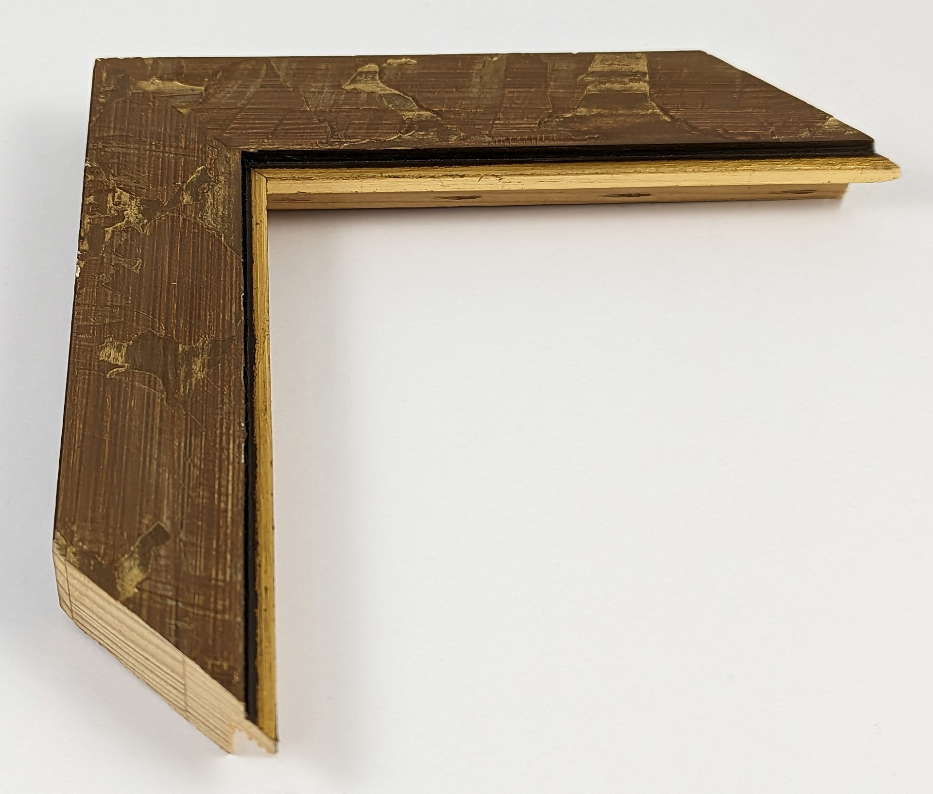 998 - 40x20 - φύλλο χρυσού αντικέ, ξύλο πεύκο